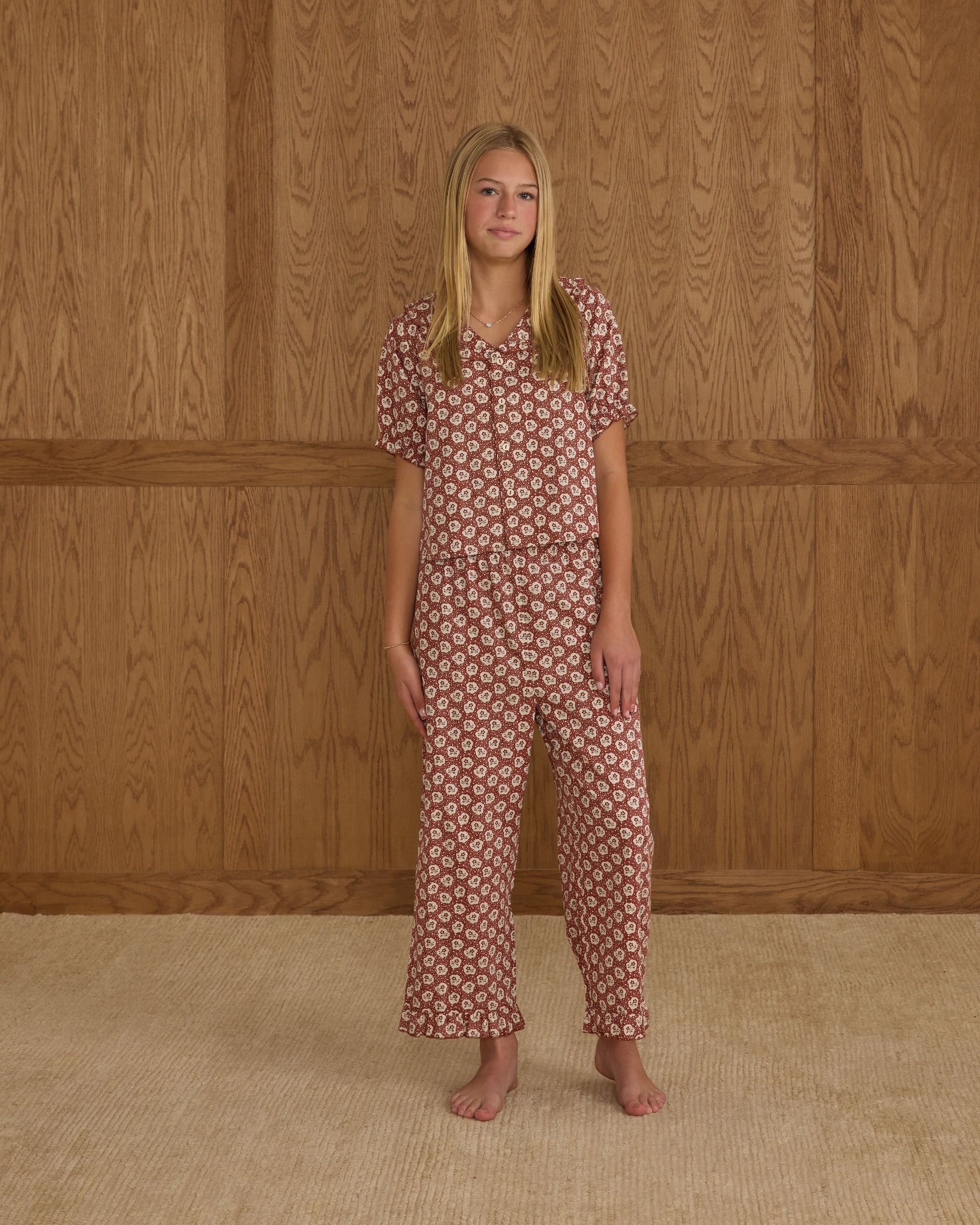 Ruffle Pajamas || Ruby Fleur - Teen