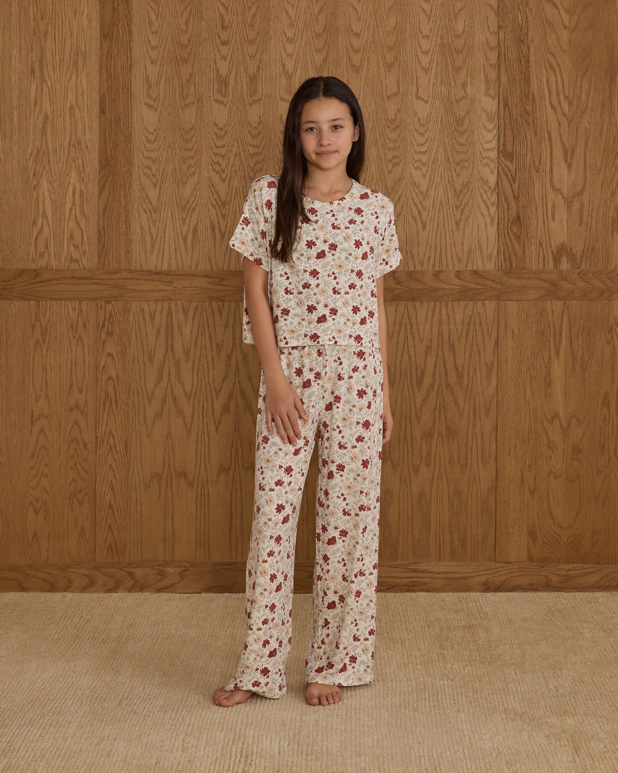 Ruthie Set || Holiday Floral - Teen