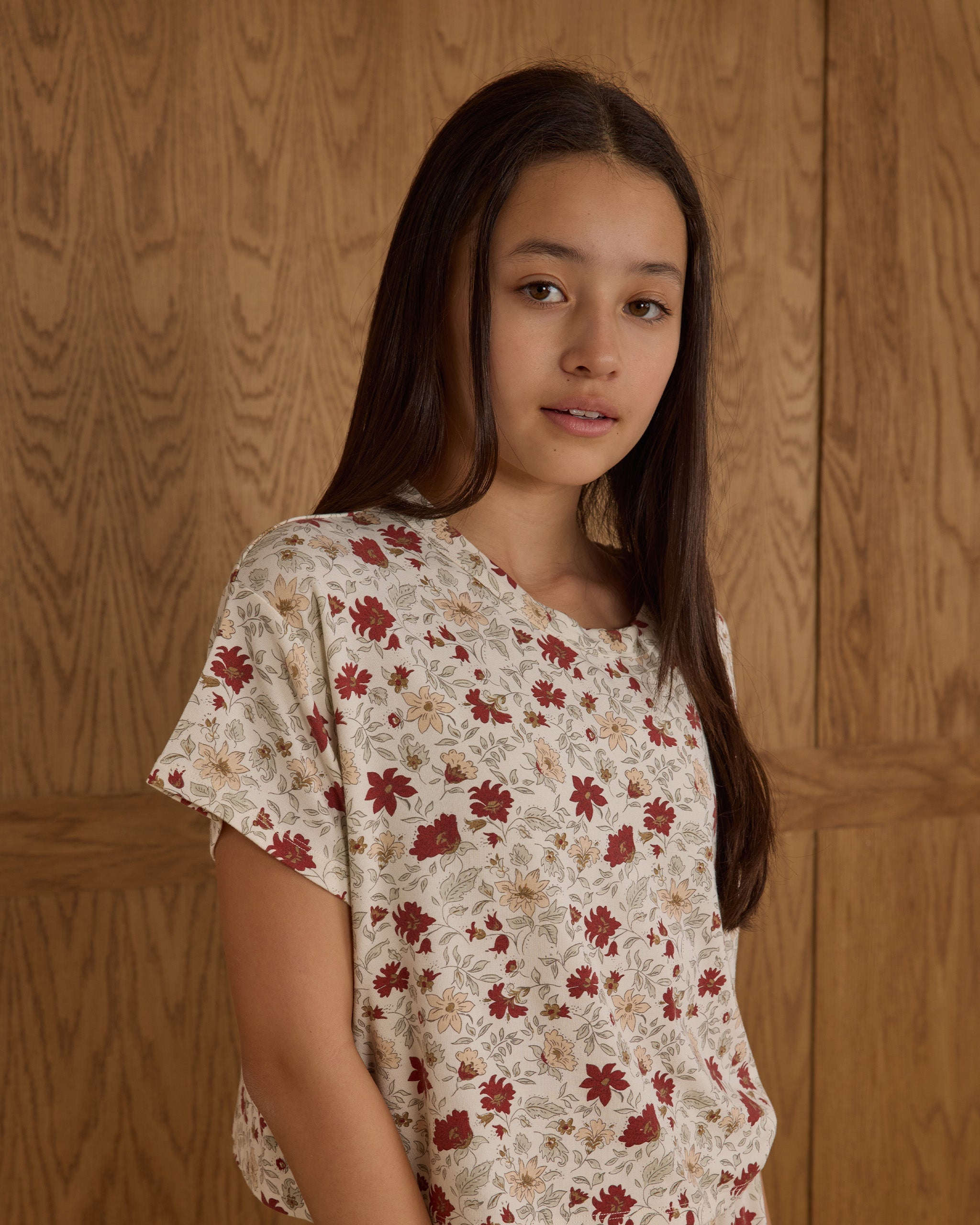Ruthie Set || Holiday Floral - Teen