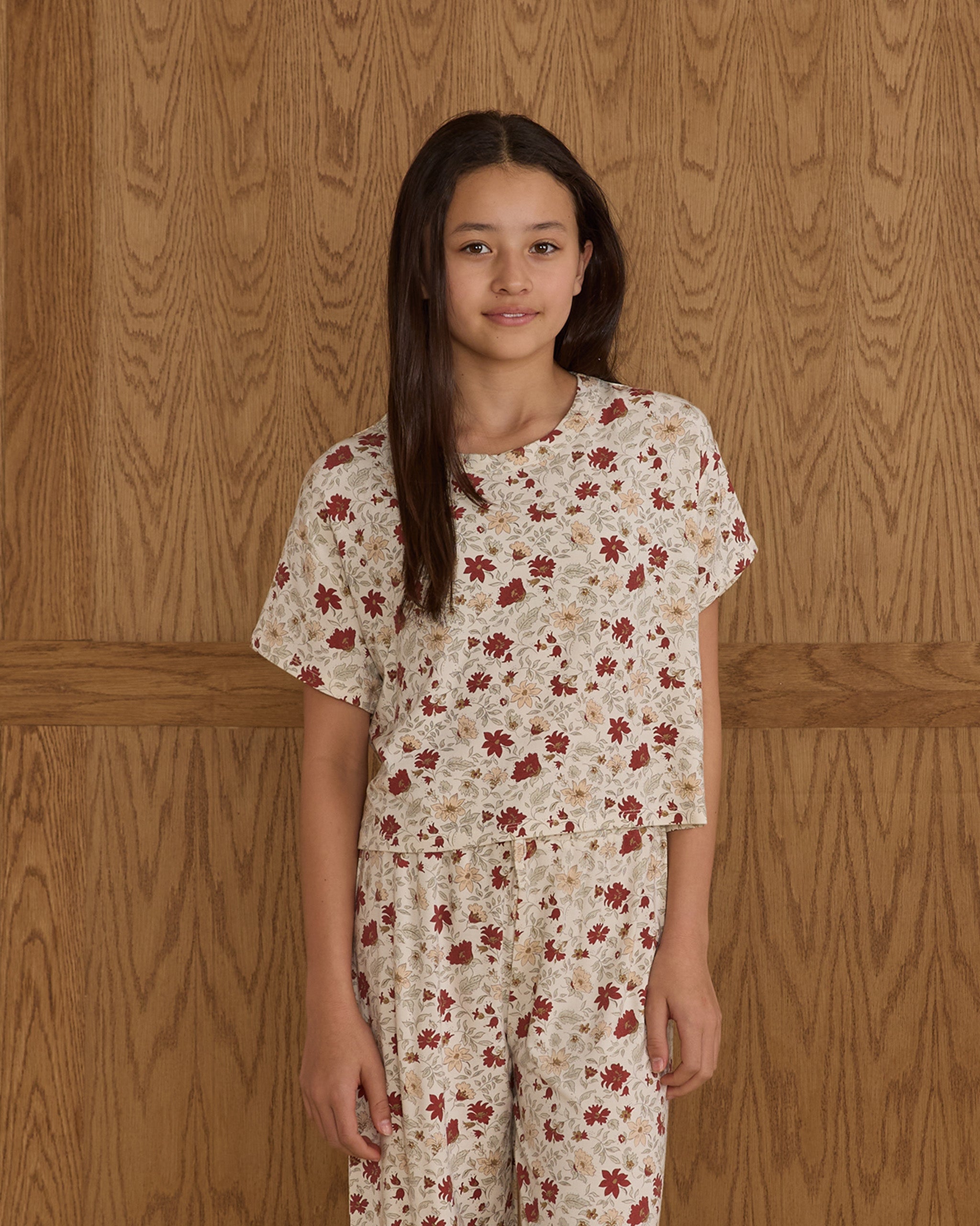 Ruthie Set || Holiday Floral - Teen