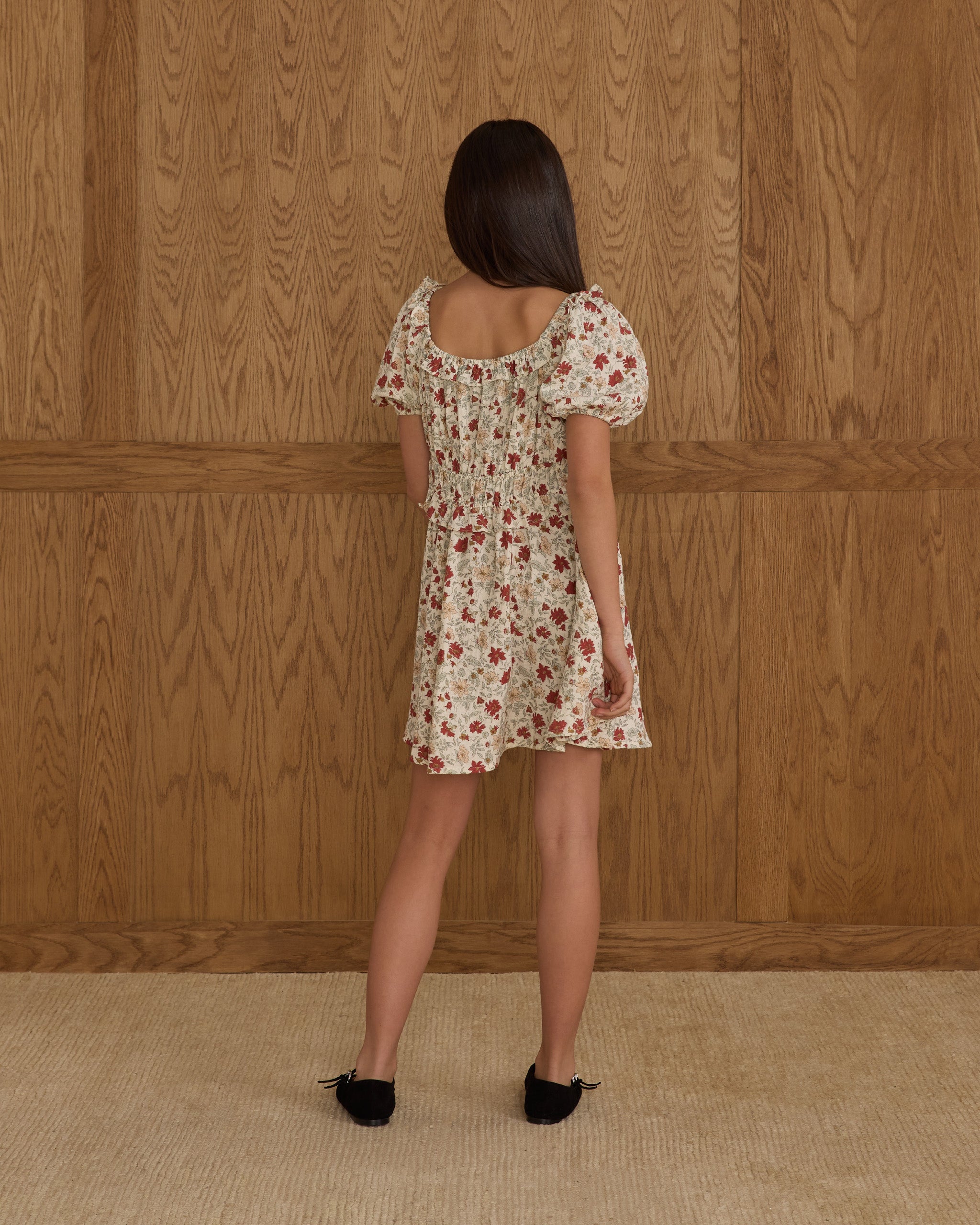 Shayla Dress || Holiday Floral - Teen