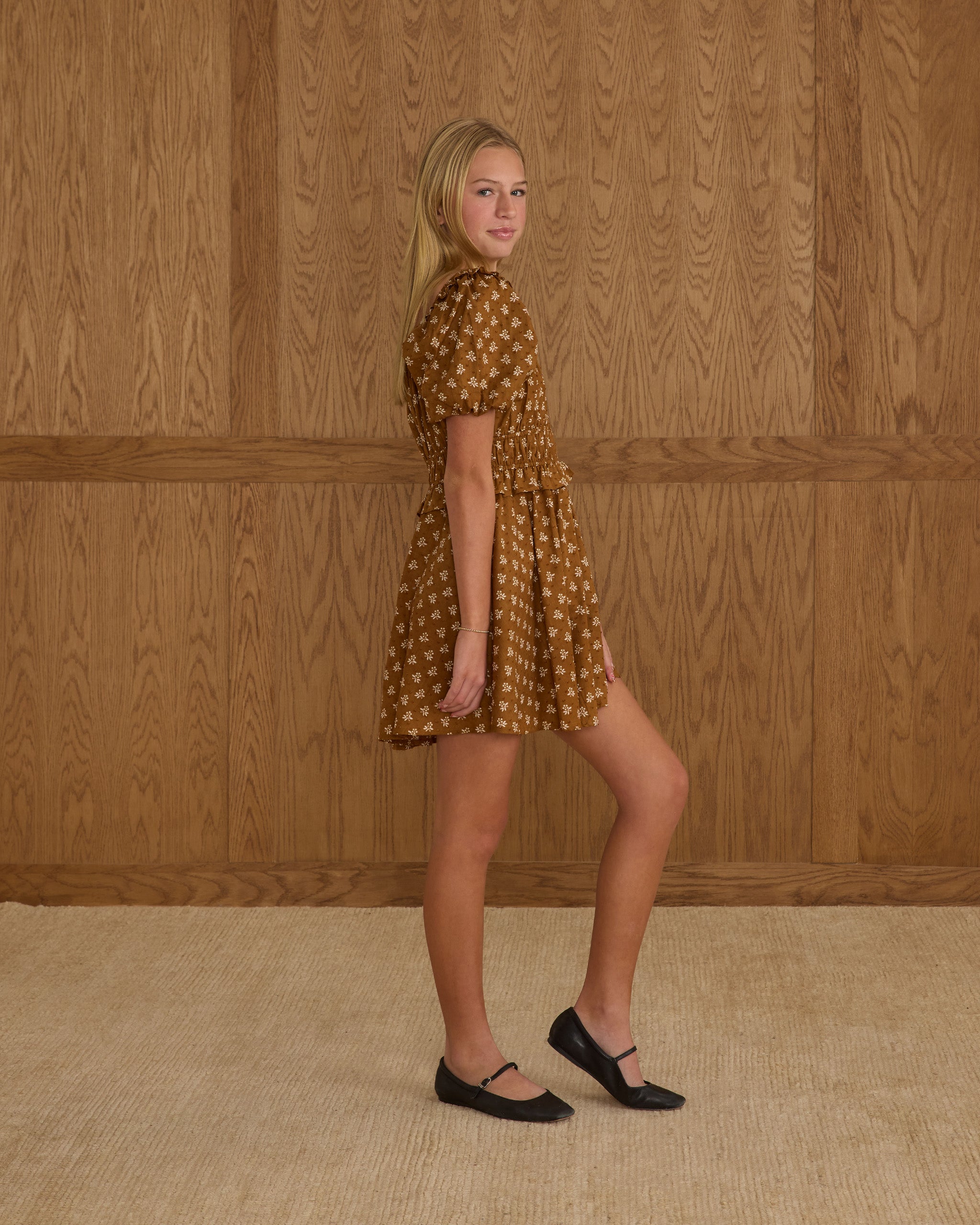 Shayla Dress | Golden Fleur Teen