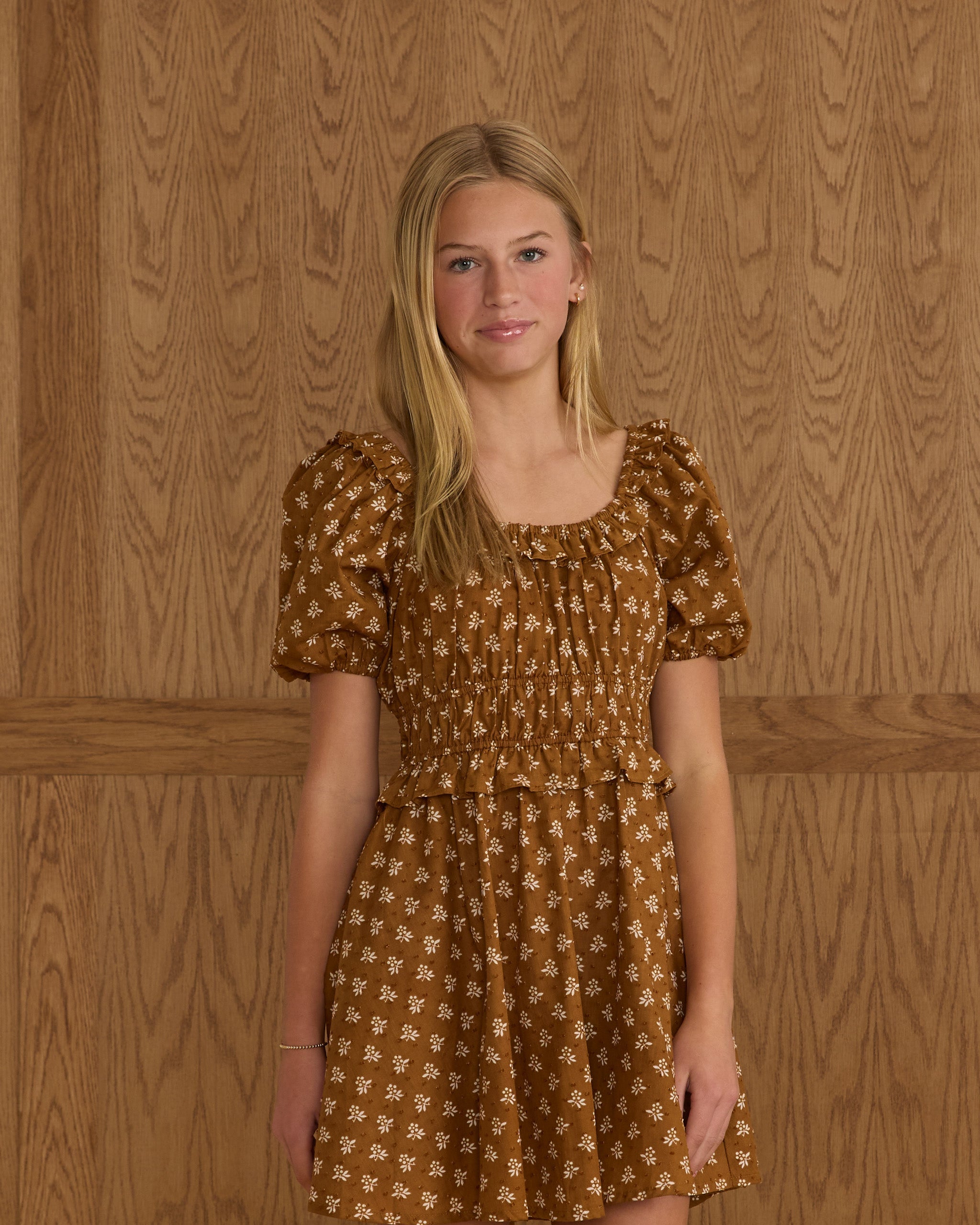 Shayla Dress | Golden Fleur Teen