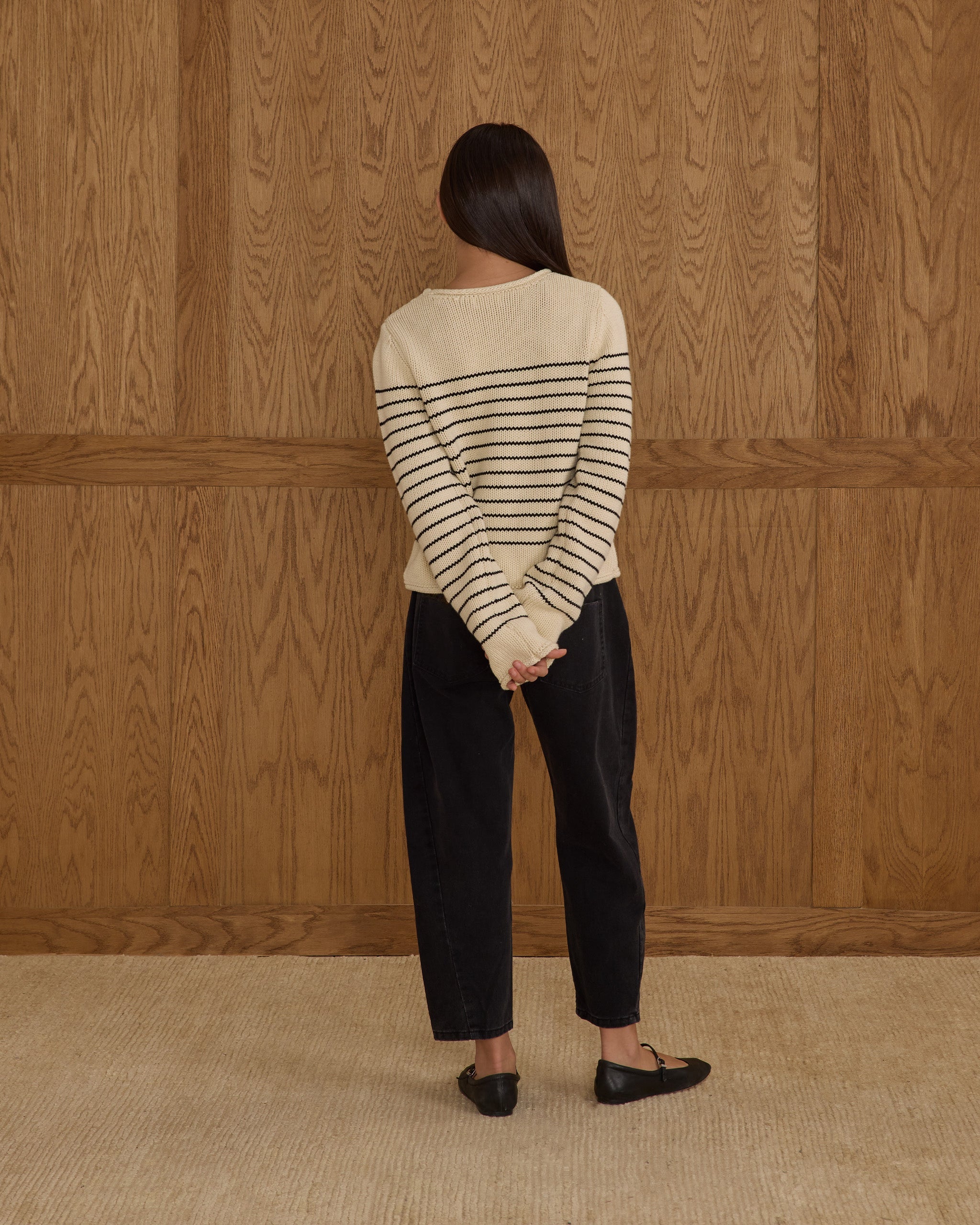 Barrel Pant || Washed Black