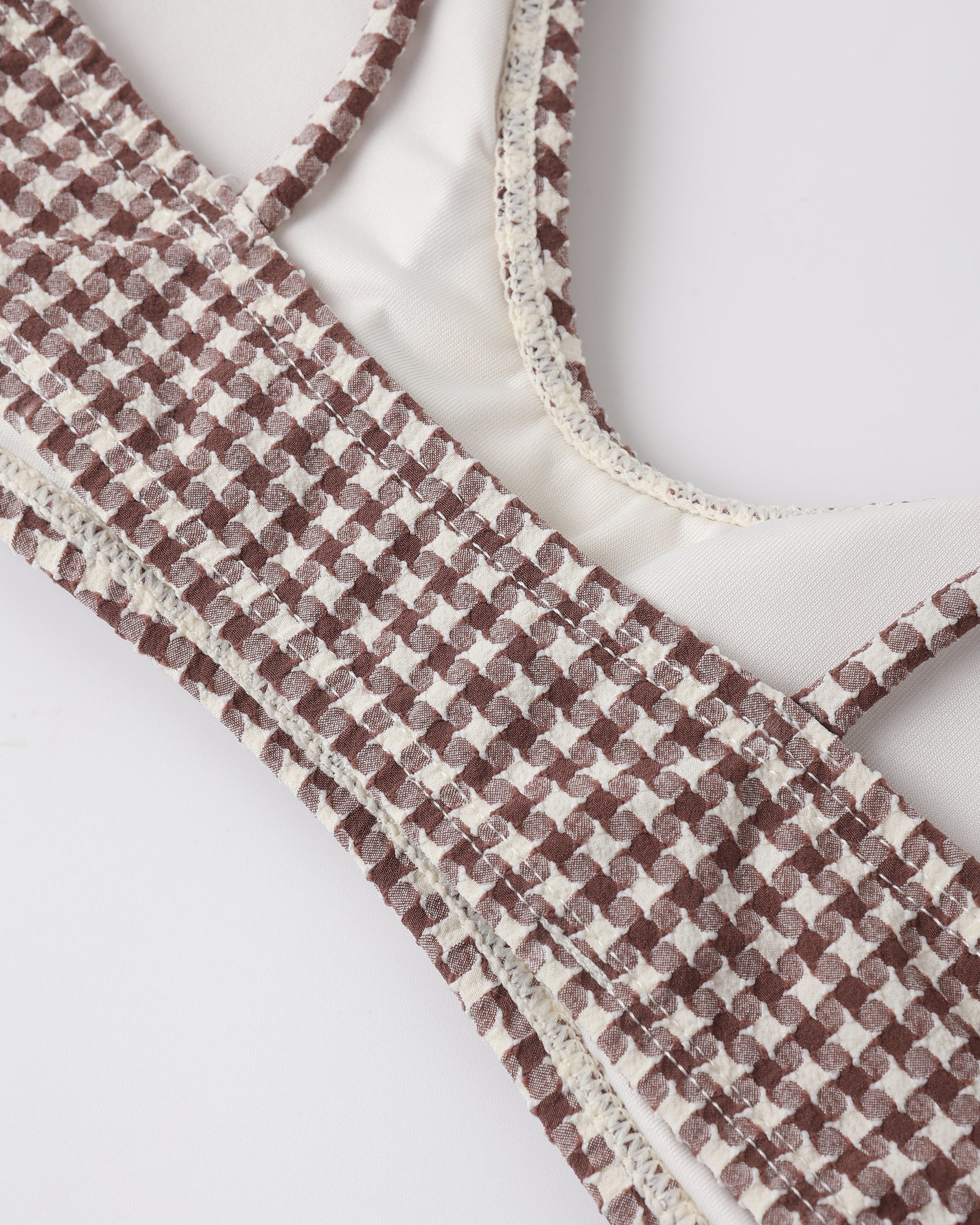 Teen Alba Bikini Set Ivory & Chocolate