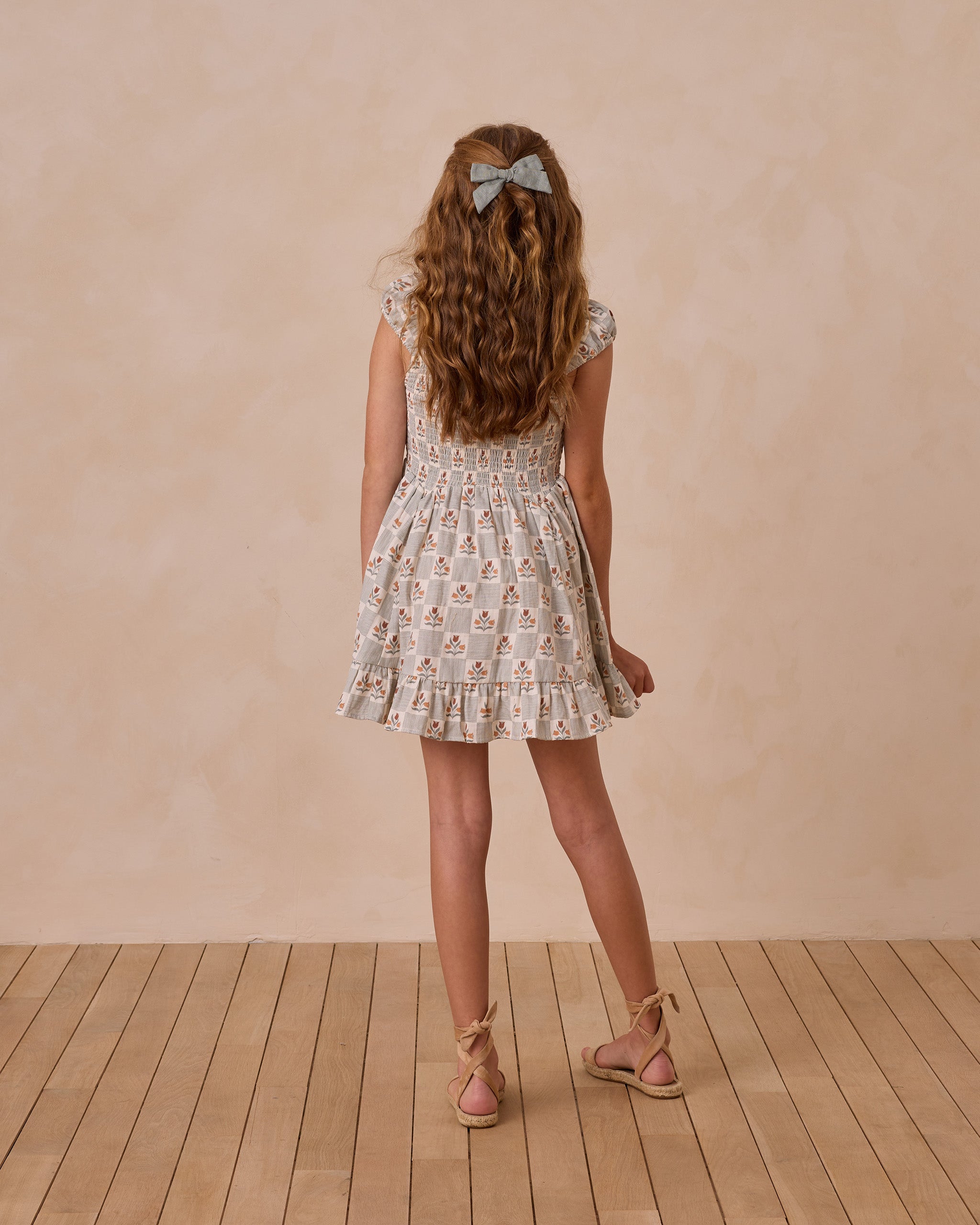 Kalina Dress || Garden Grid Teen