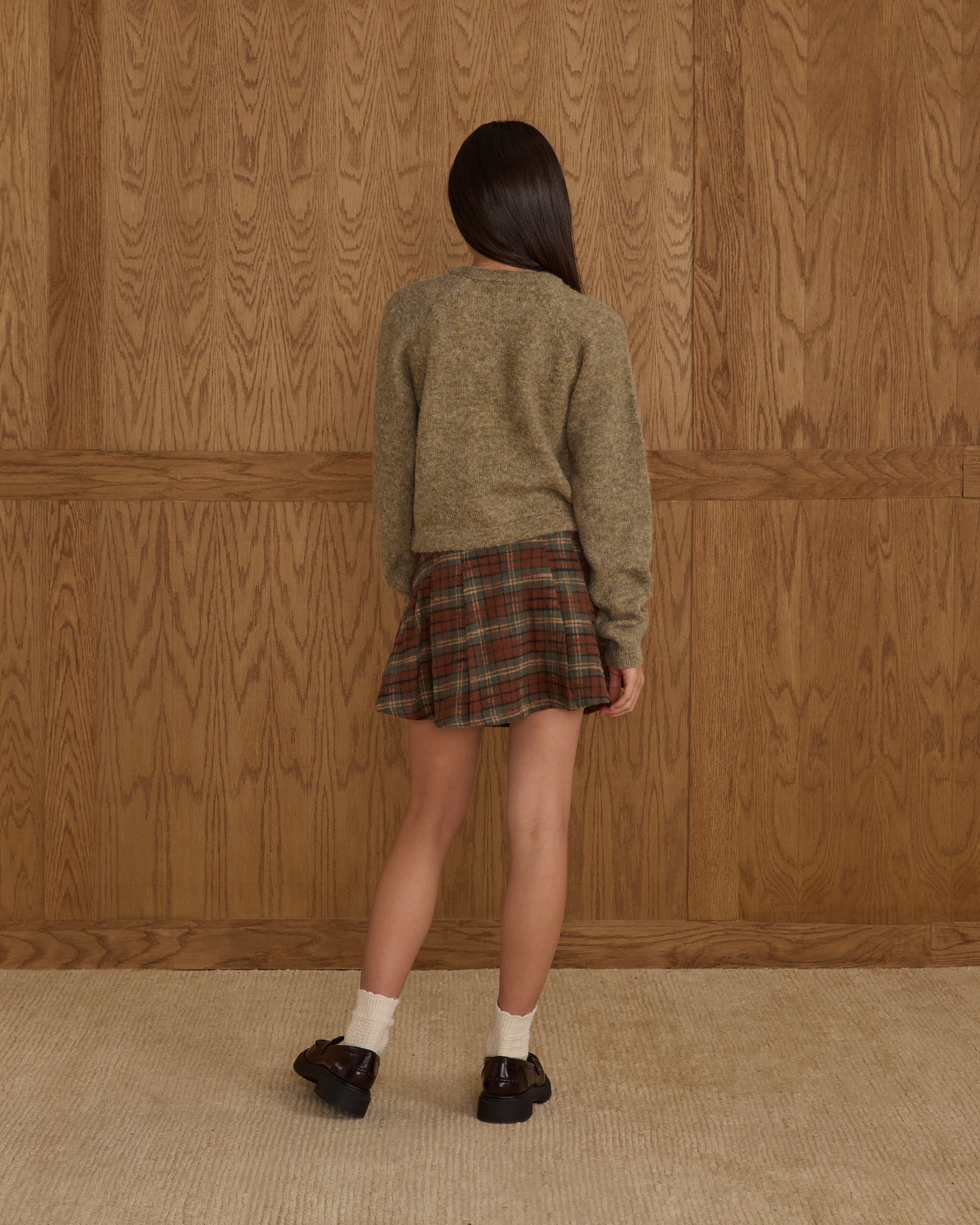 Fuzzy Cardigan || Evergreen - Teen