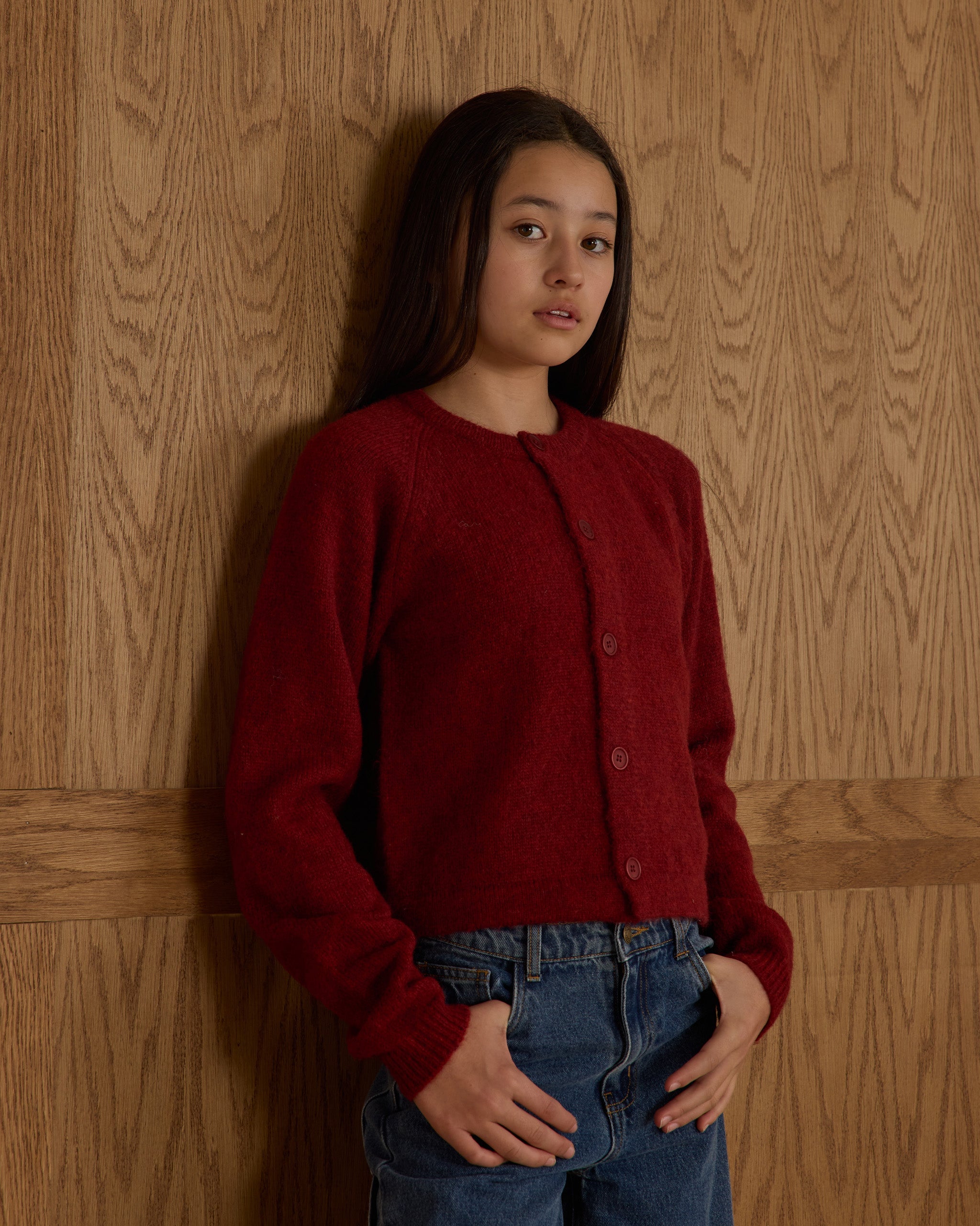 Fuzzy Cardigan || Ruby - Teen