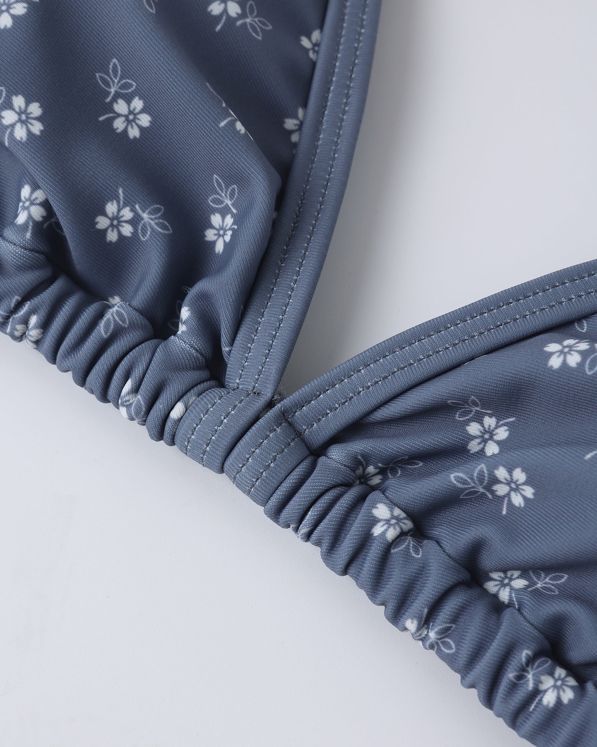 Teen Triangle Bikini Set Ditsy