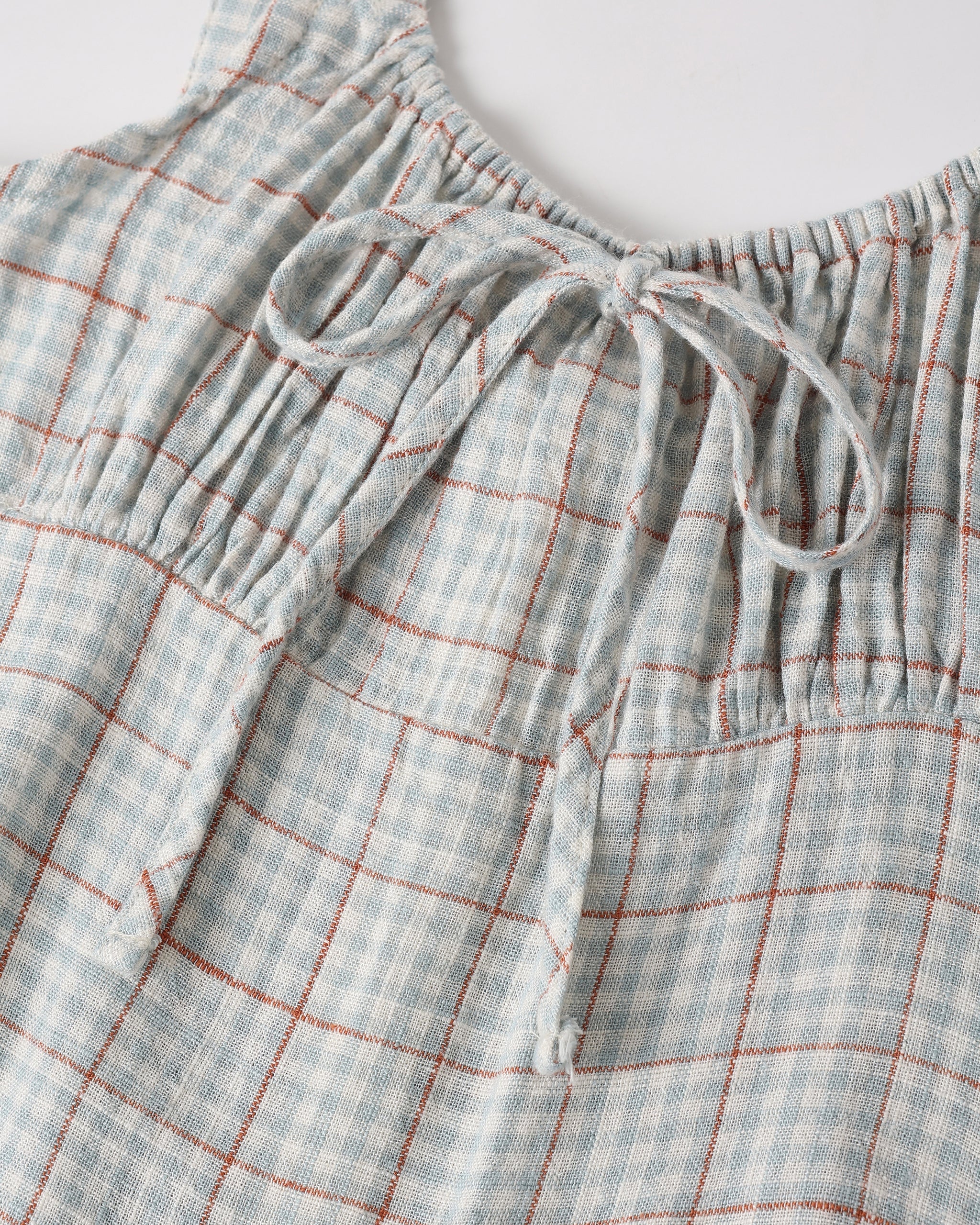 Teen Primrose Mini Dress Light Blue Plaid - Rylee + Cru | Kids Clothes | Trendy Baby Clothes | Modern Infant Outfits |