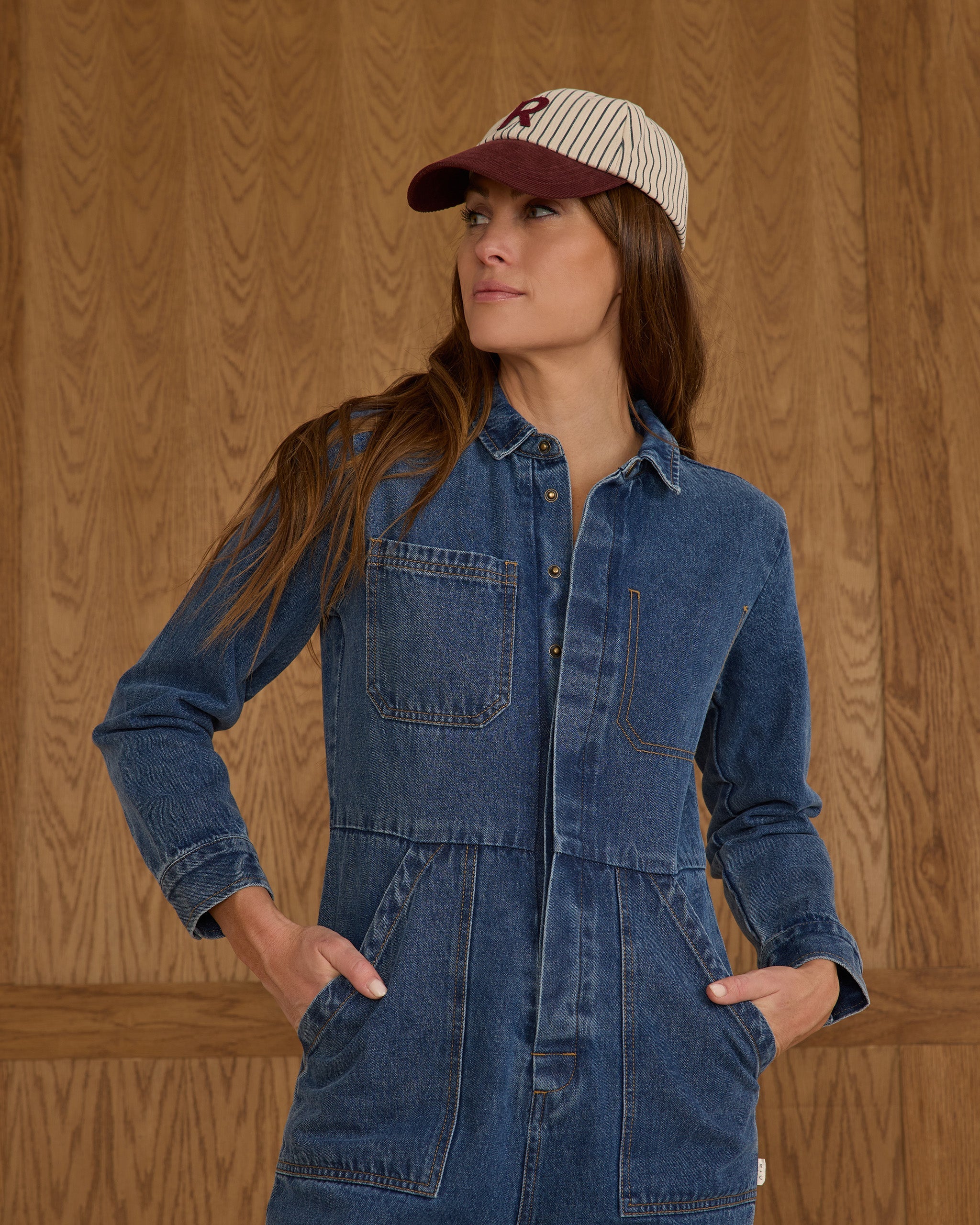 Combinaison à manches longues | Denim indigo