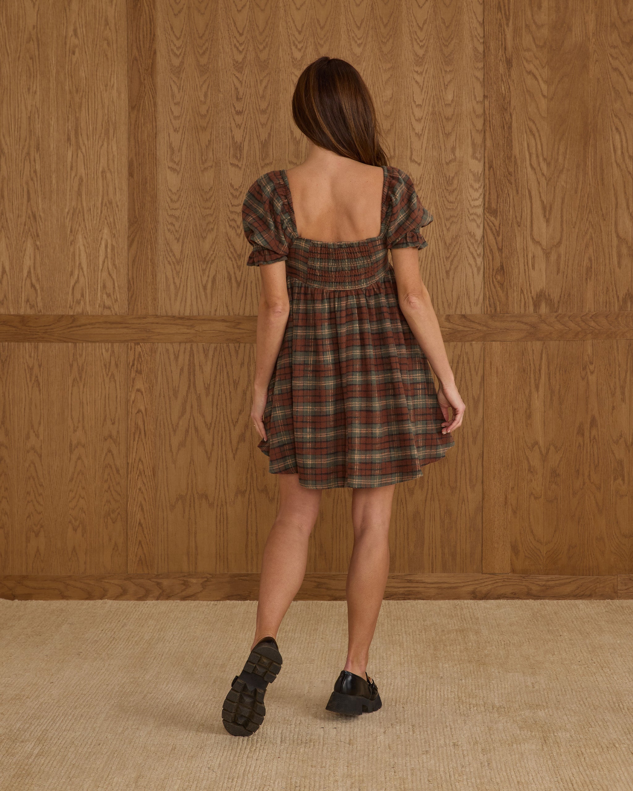 Naomi Dress | Holiday Plaid