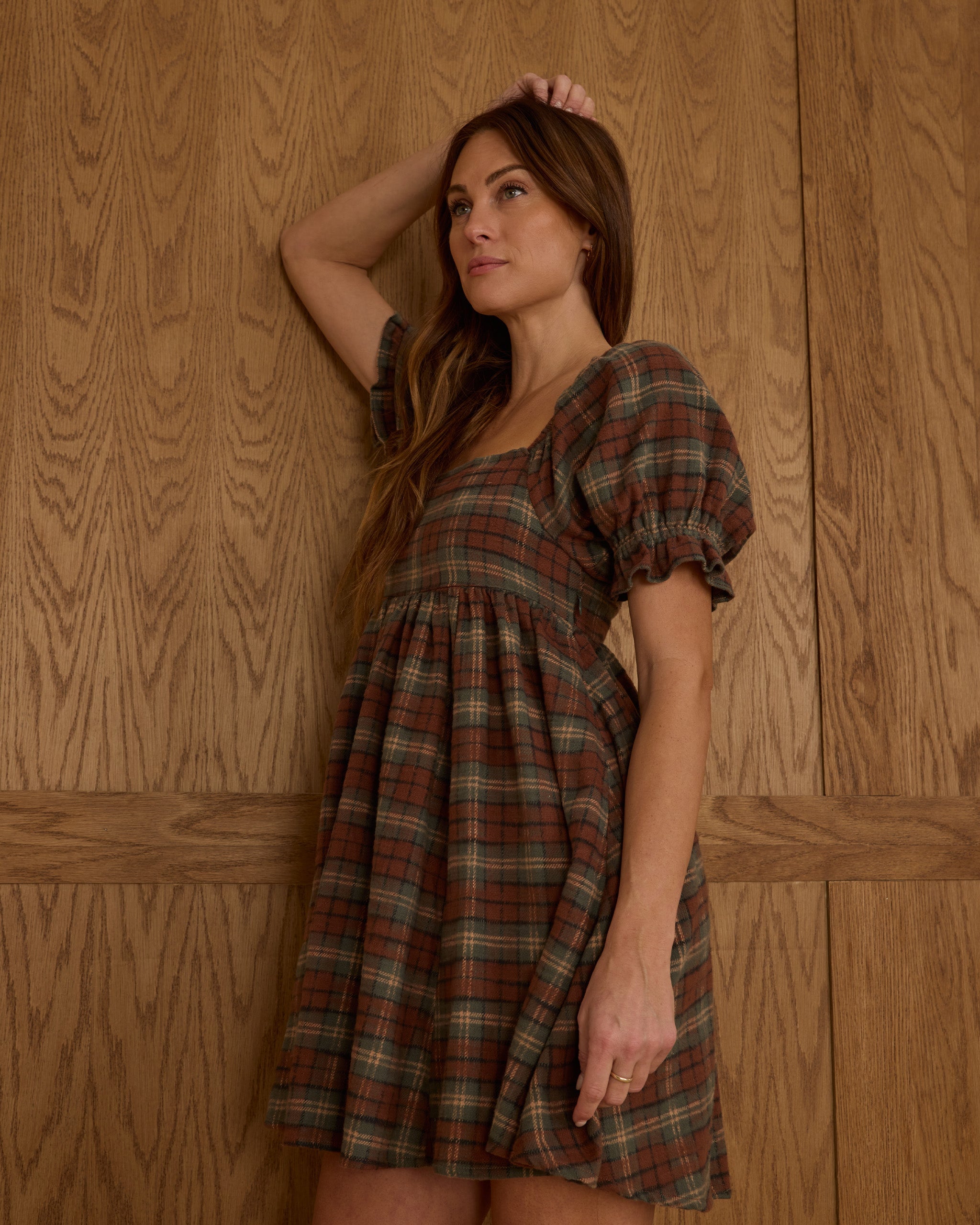 Naomi Dress | Holiday Plaid – Rylee + Cru Canada