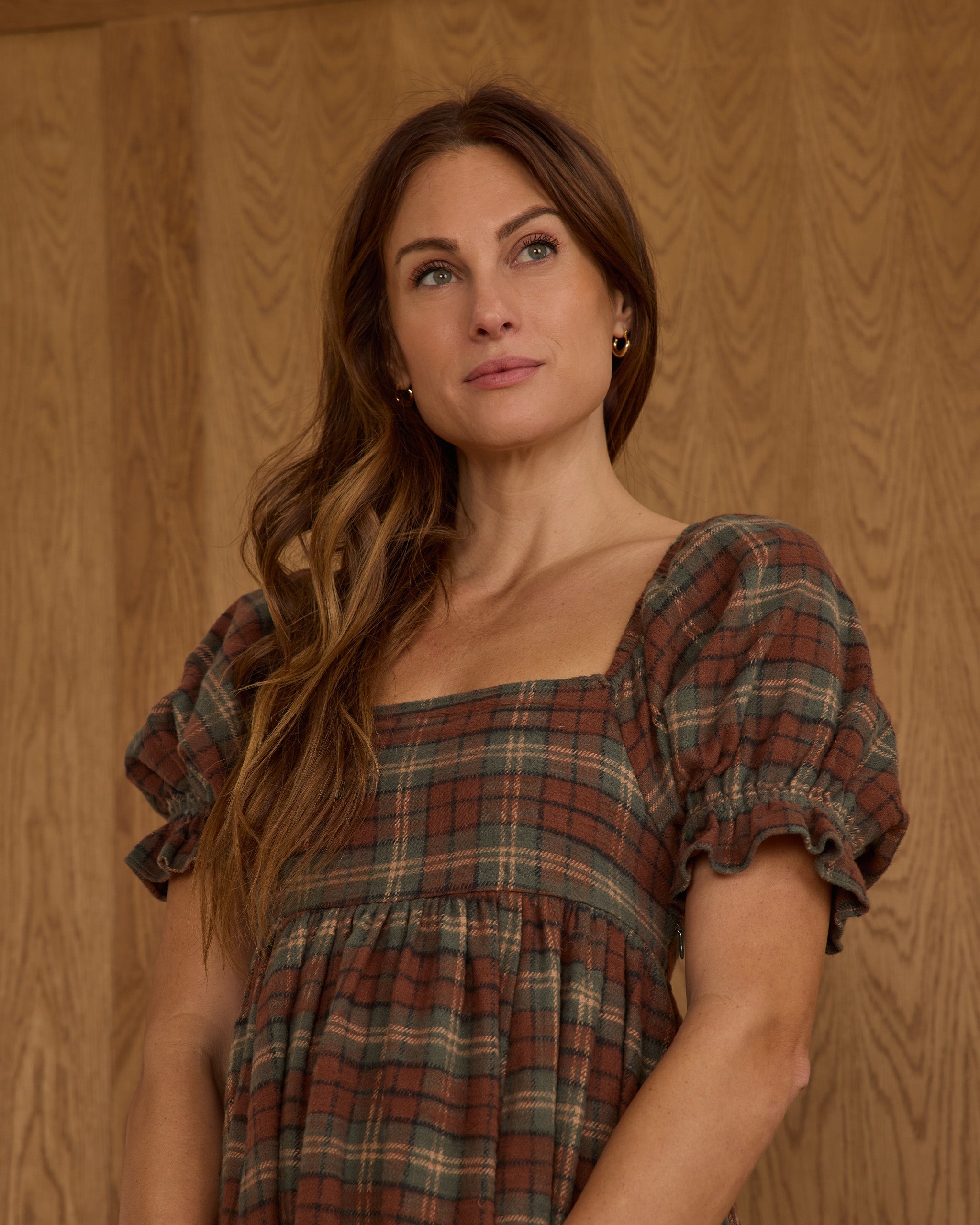 Naomi Dress | Holiday Plaid