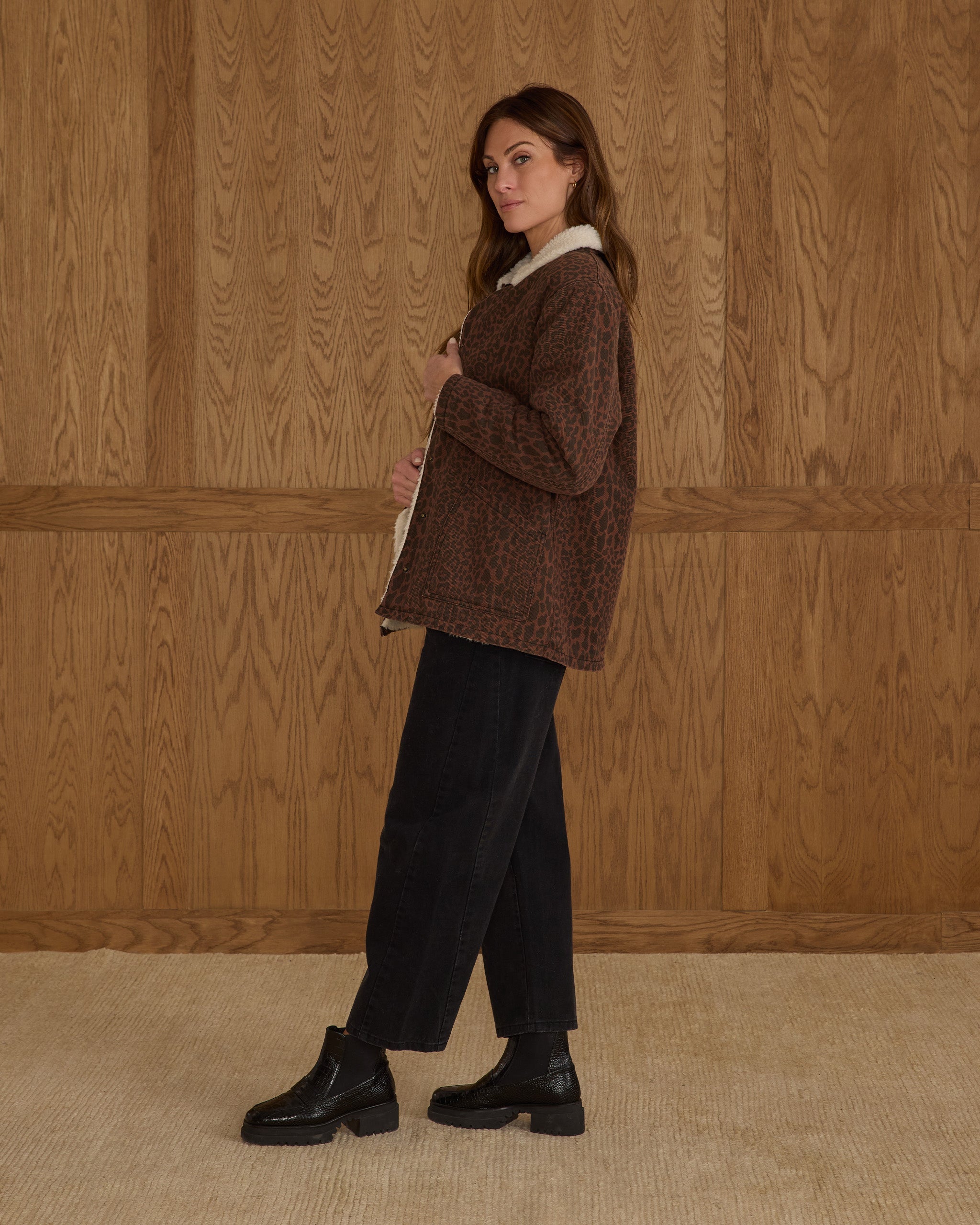 Long Chore Coat | Leopard – Rylee + Cru Canada