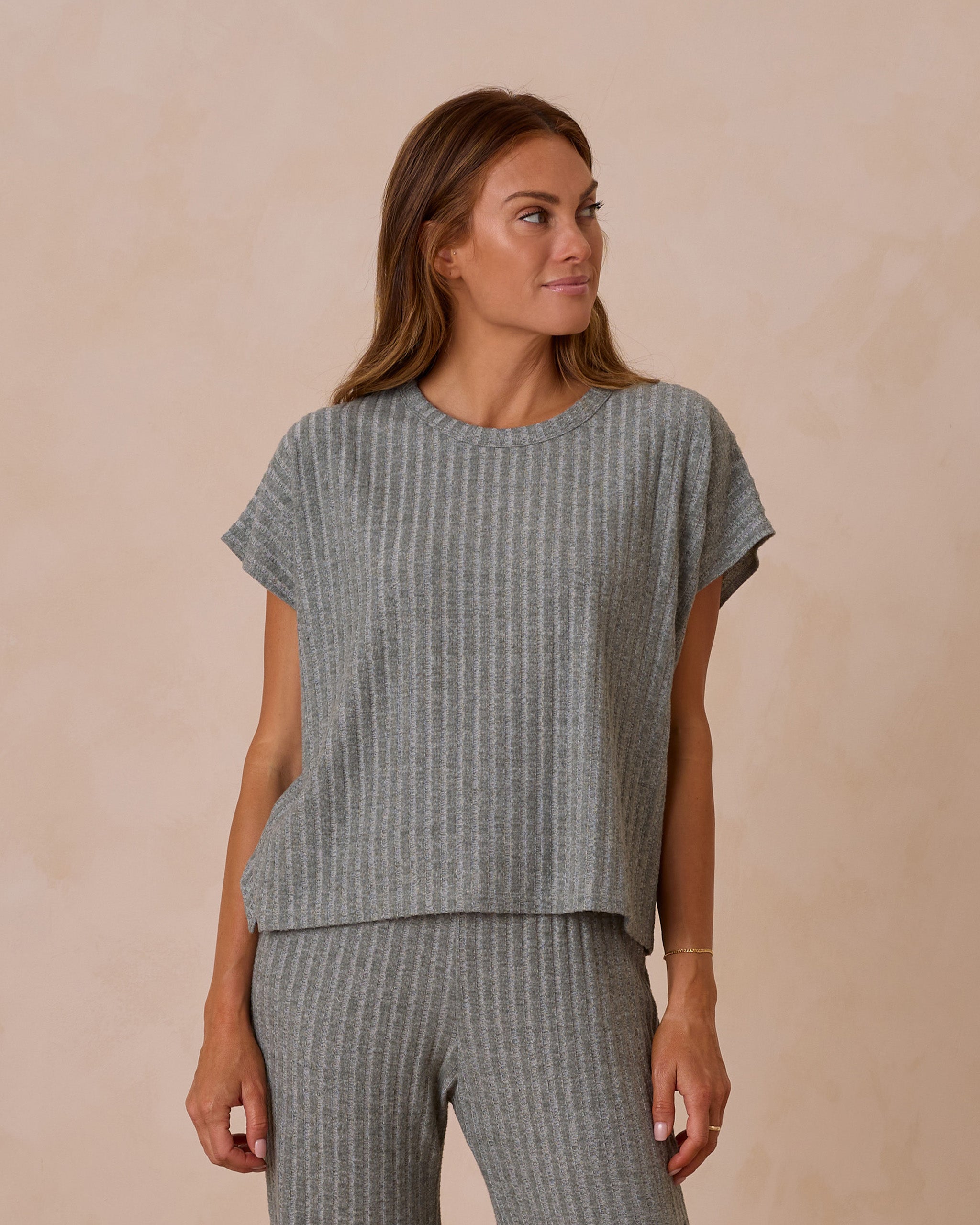 Cozy Rib Knit Set | Eucalyptus