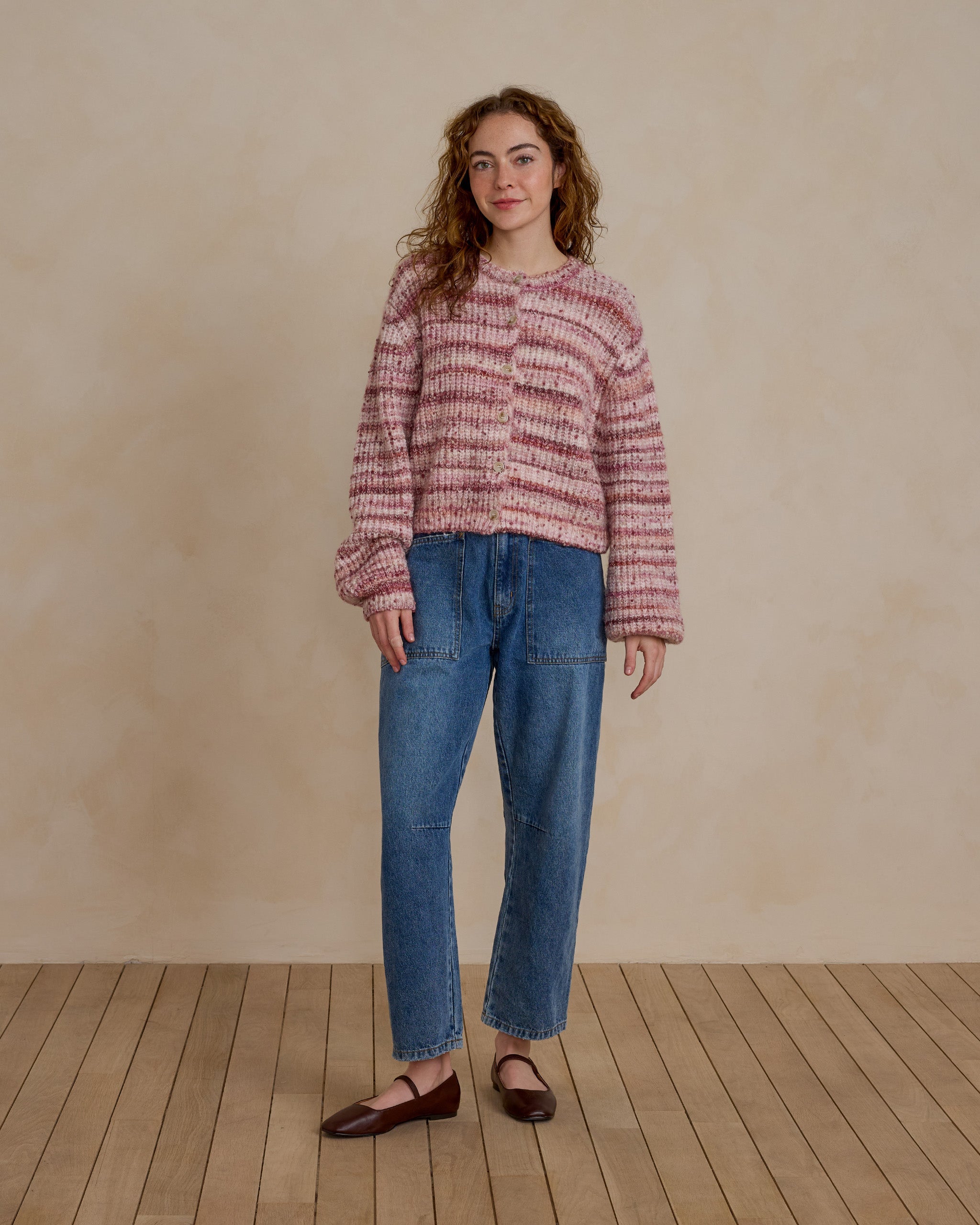 Cheyenne Cardigan | Pink Multi Stripe