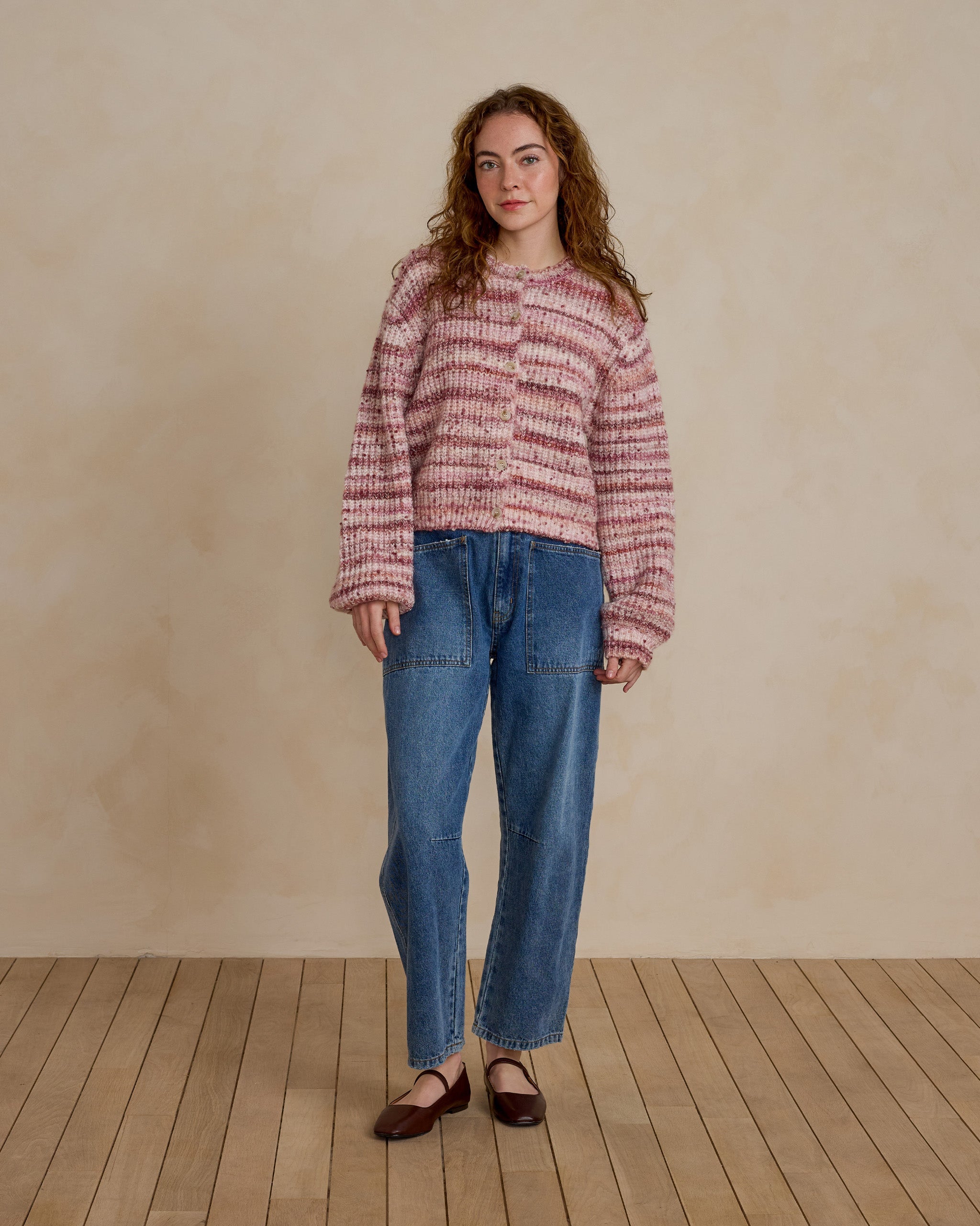 Cheyenne Cardigan | Pink Multi Stripe