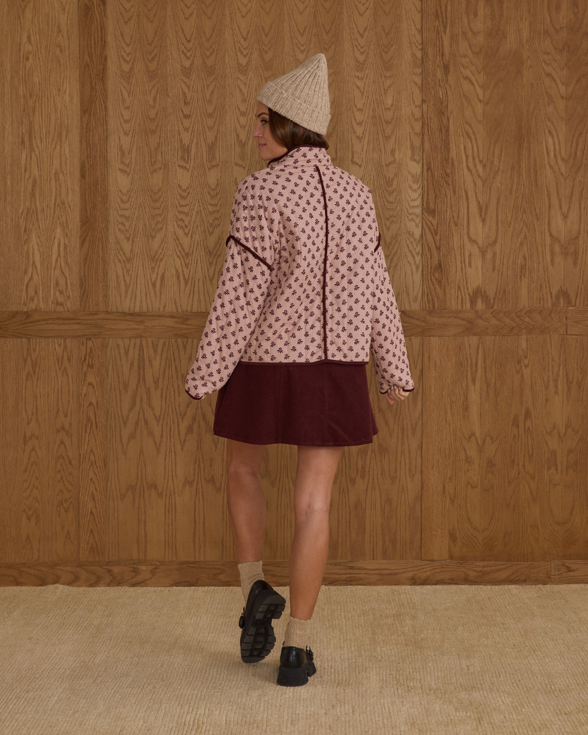 Quilted Jacket | Blush Fleur