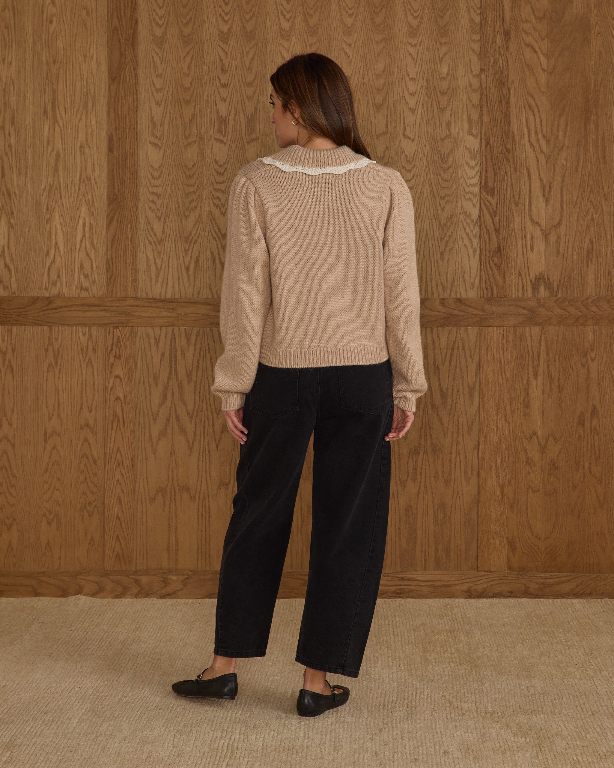Alice Sweater | Heathered Antique - Rylee + Cru | Kids Clothes | Trendy Baby Clothes | Modern Infant Outfits |