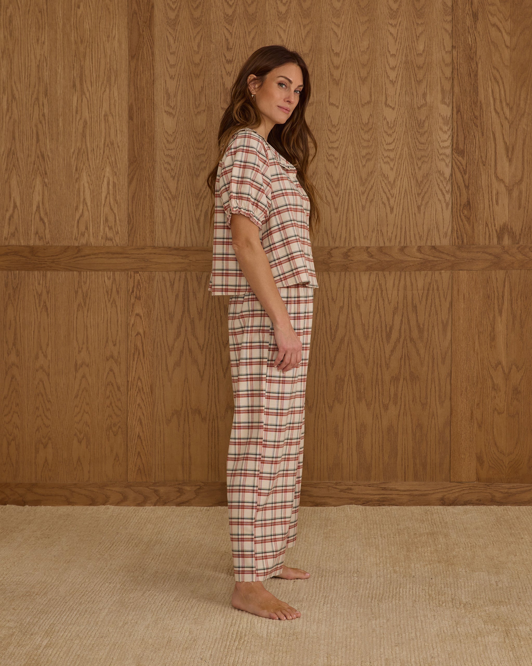 Ruffle Pajamas | Holiday Flannel