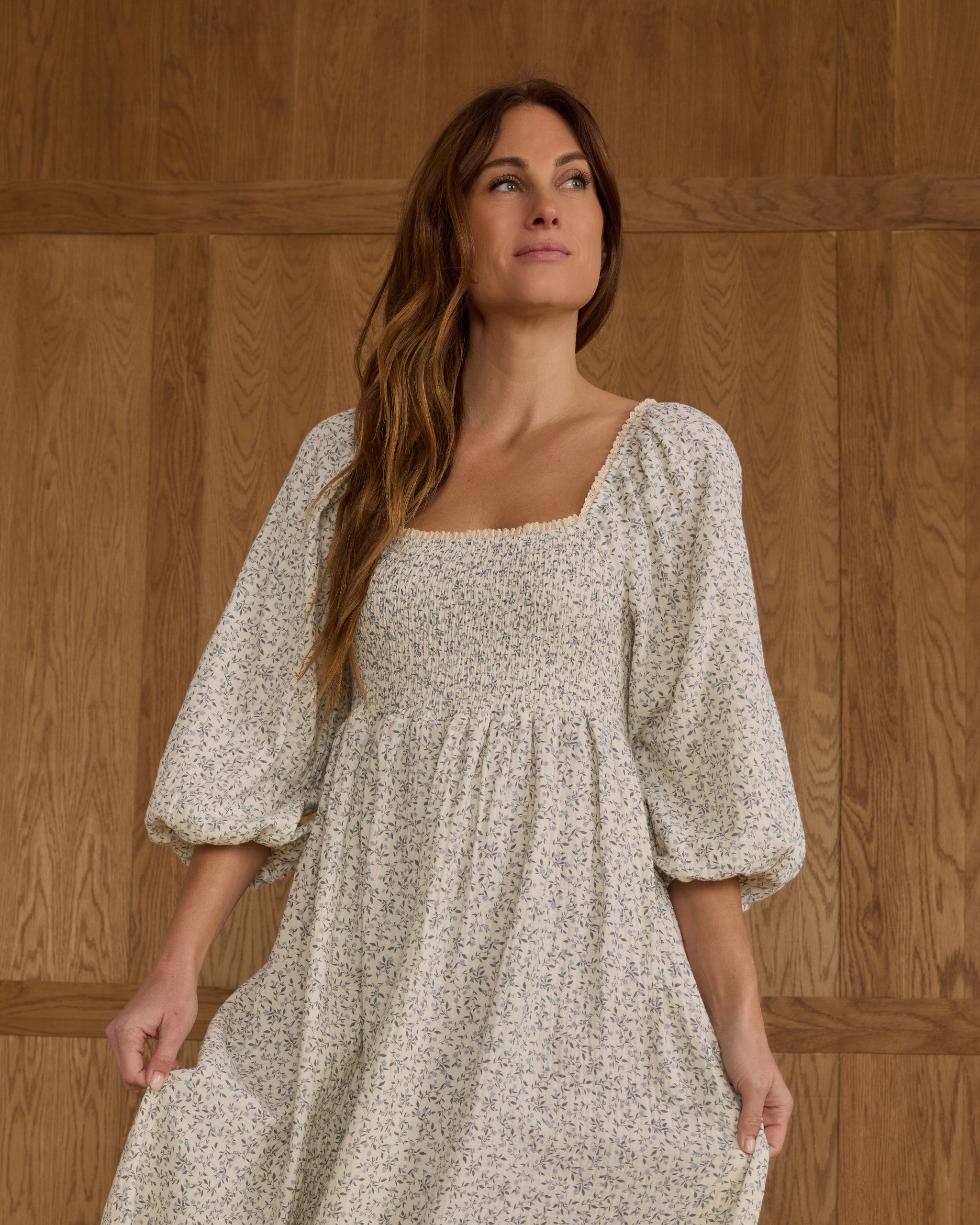Della Dress | Blue Vines - Rylee + Cru | Kids Clothes | Trendy Baby Clothes | Modern Infant Outfits |