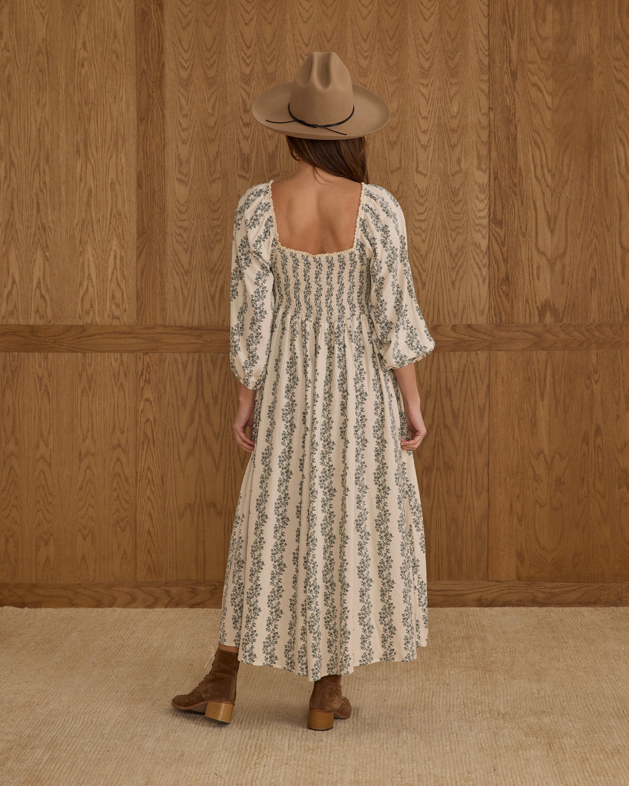 Della Dress | Green Vines