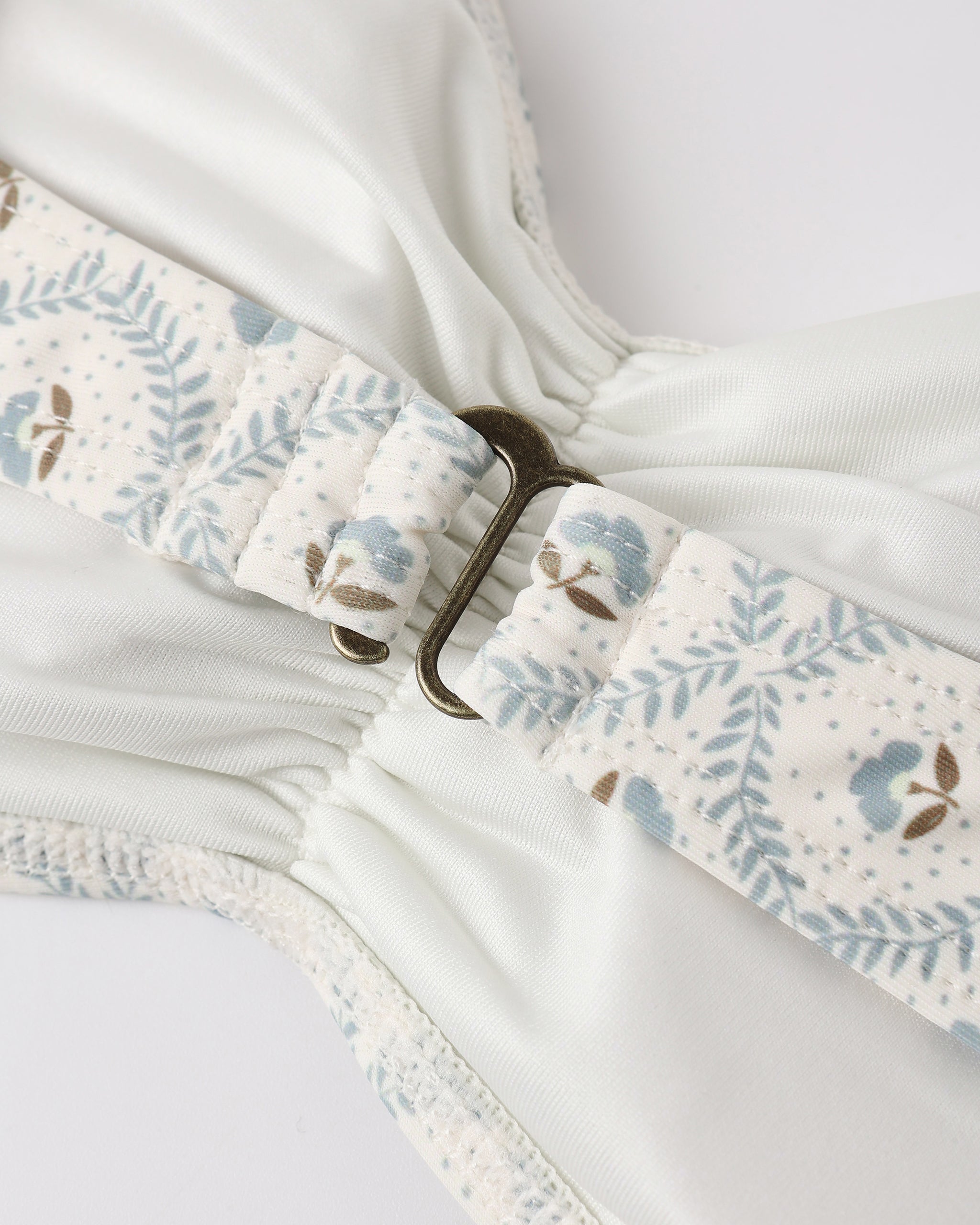 Women's Cardiff Bikini Top Green Fleur - Rylee + Cru | Kids Clothes | Trendy Baby Clothes | Modern Infant Outfits |