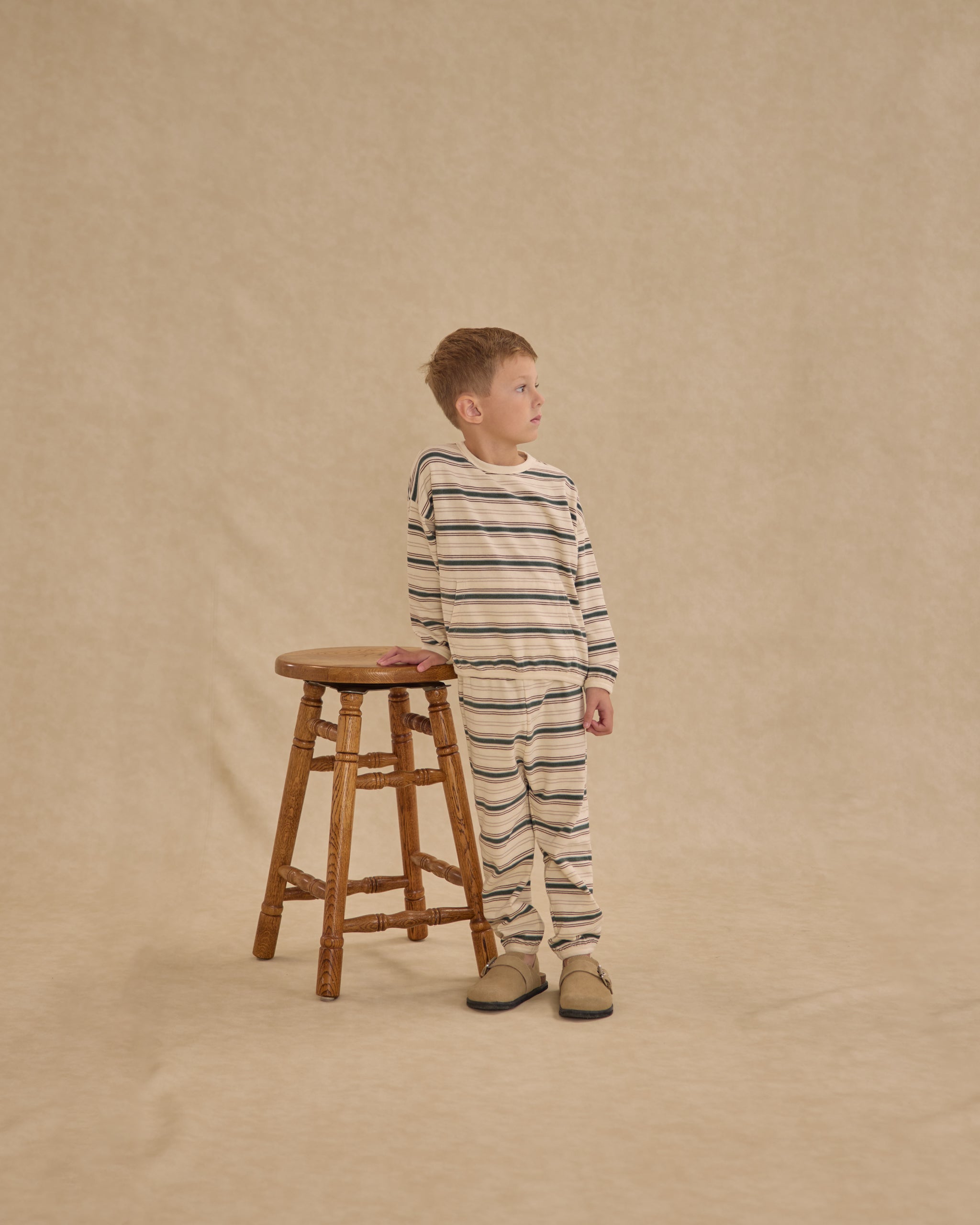 Relaxed Set || Retro Stripe - Rylee + Cru | Kids Clothes | Trendy Baby Clothes | Modern Infant Outfits |