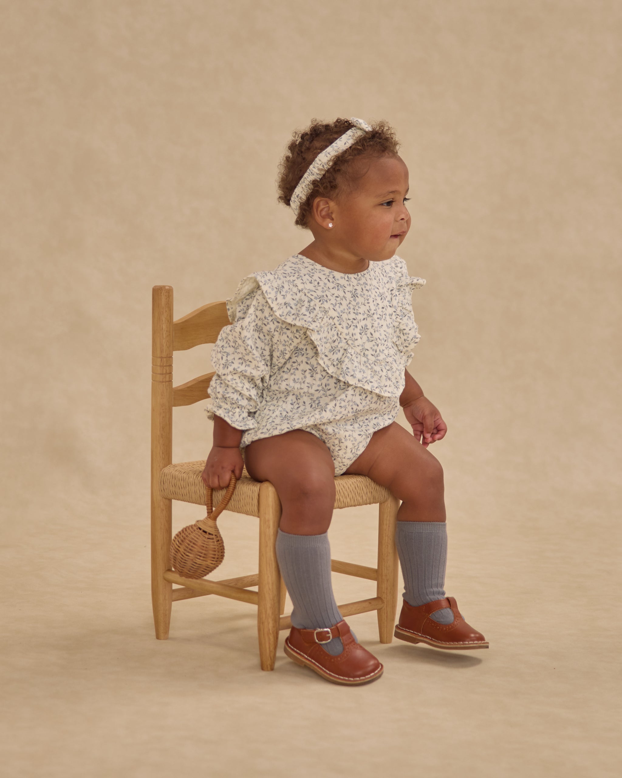 Winnie Romper || Blue Vines - Rylee + Cru | Kids Clothes | Trendy Baby Clothes | Modern Infant Outfits |