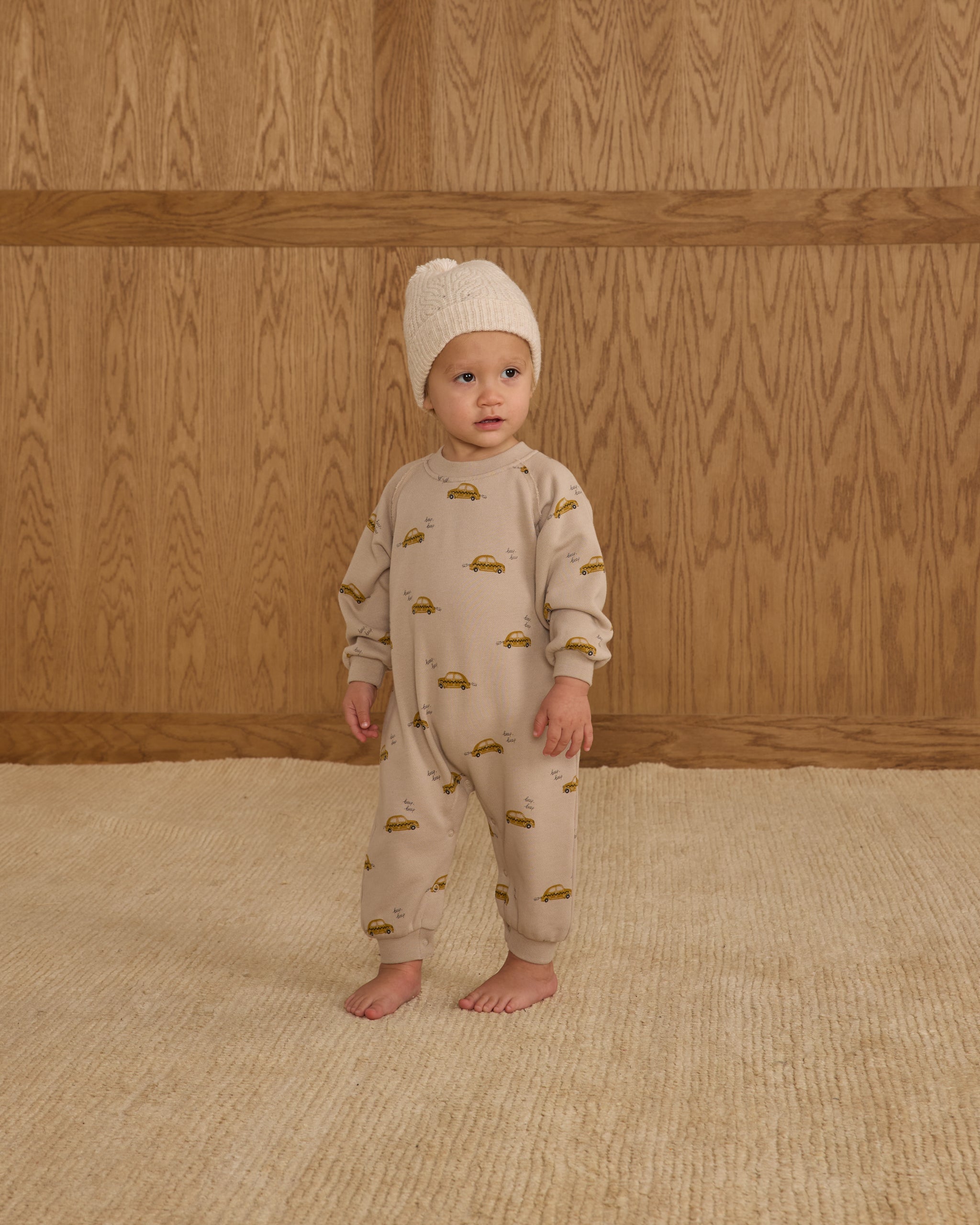 Beanie || Heathered Oatmeal - Rylee + Cru | Kids Clothes | Trendy Baby Clothes | Modern Infant Outfits |