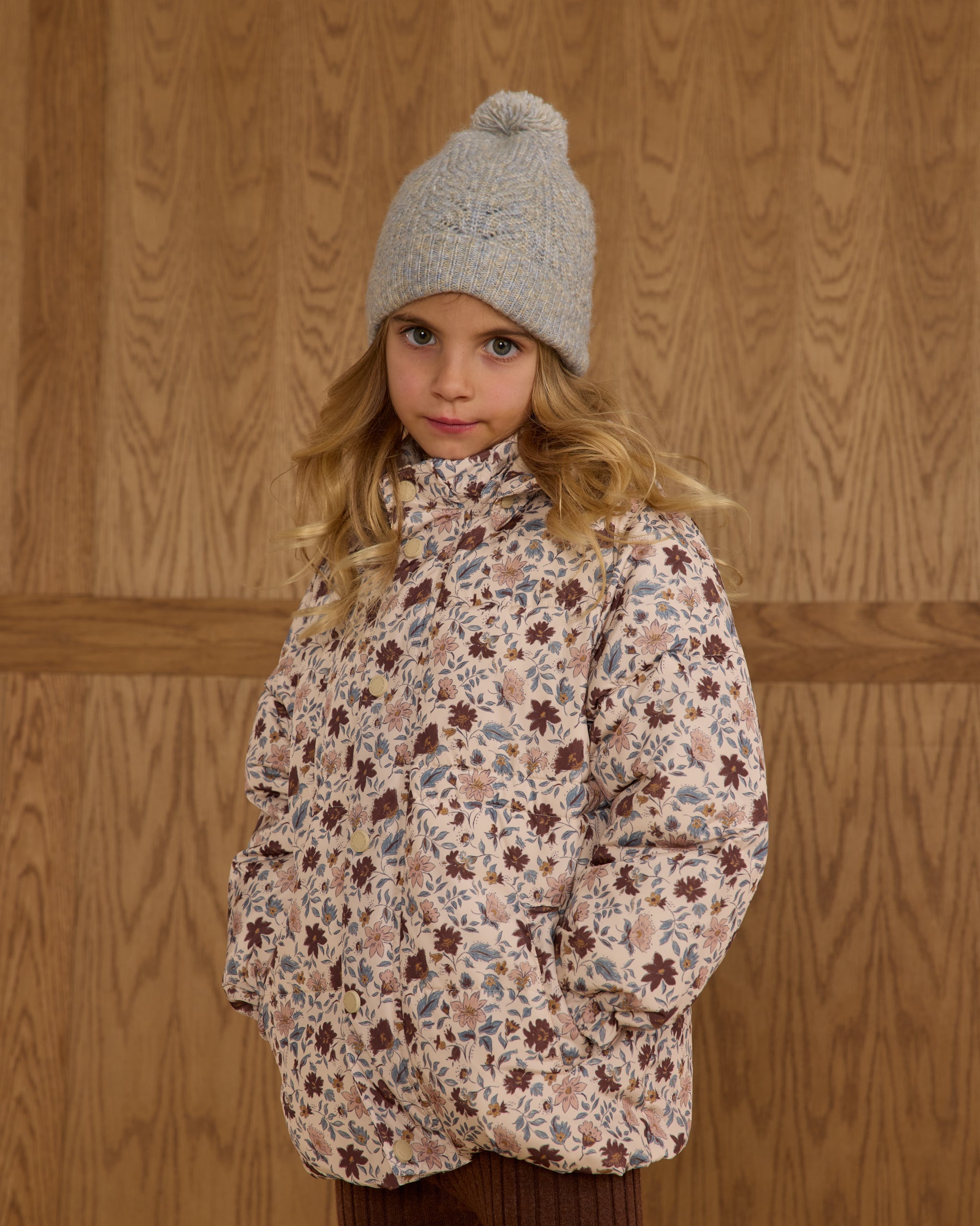 Beanie || Dusty Blue - Rylee + Cru | Kids Clothes | Trendy Baby Clothes | Modern Infant Outfits |
