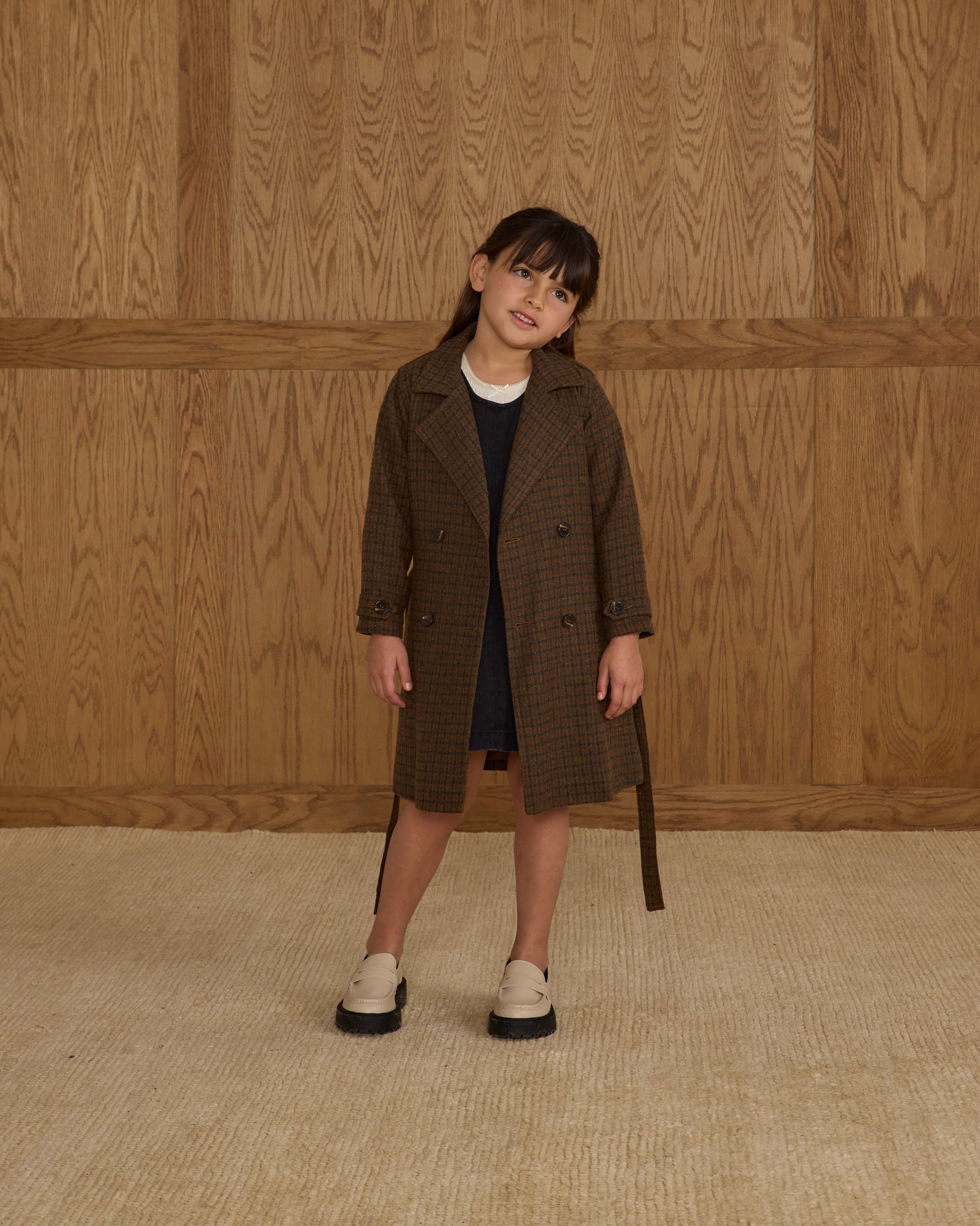 Trench Coat || Brown - Rylee + Cru | Kids Clothes | Trendy Baby Clothes | Modern Infant Outfits |