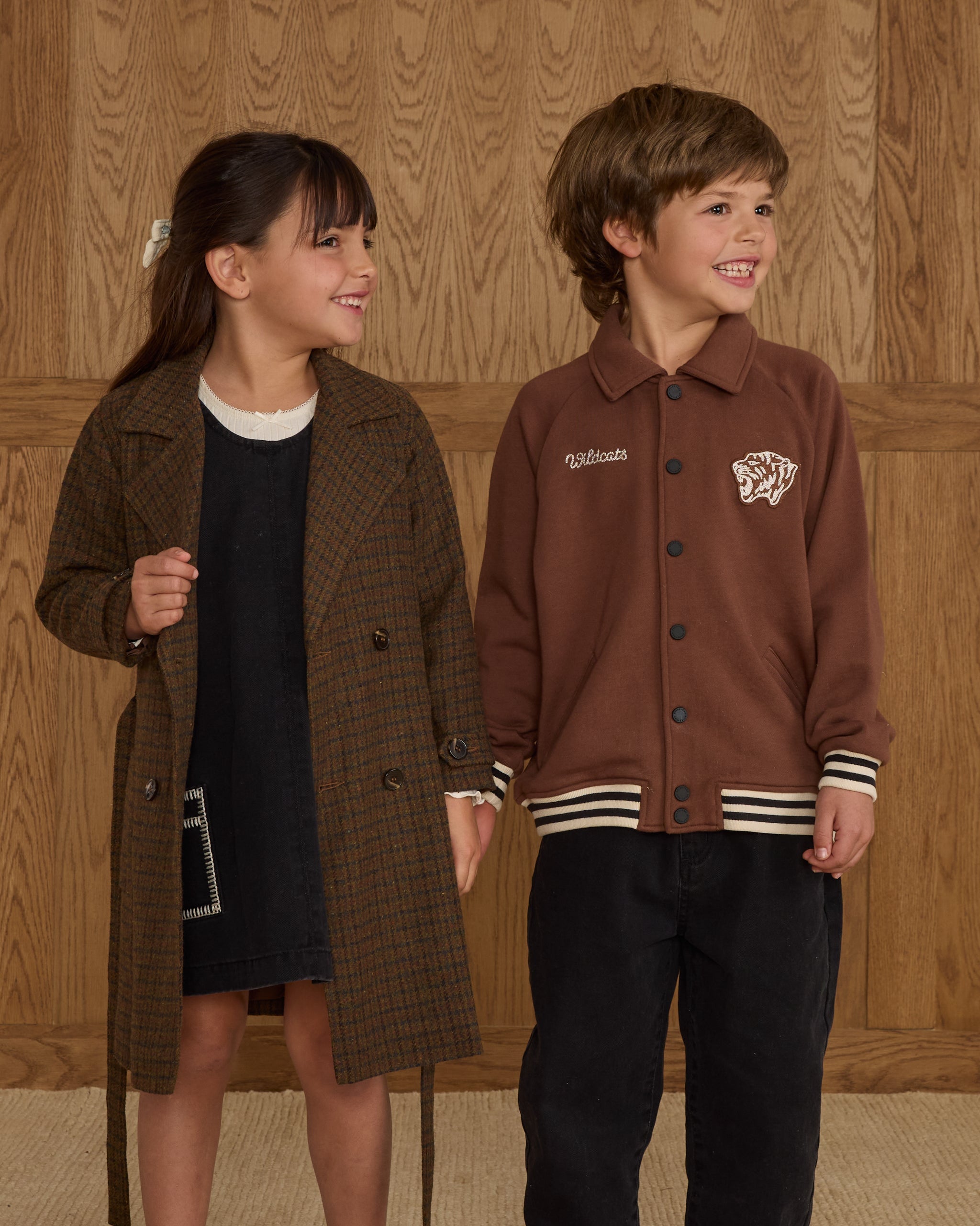 French Terry Bomber || West Coast Wildcats - Rylee + Cru | Kids Clothes | Trendy Baby Clothes | Modern Infant Outfits |