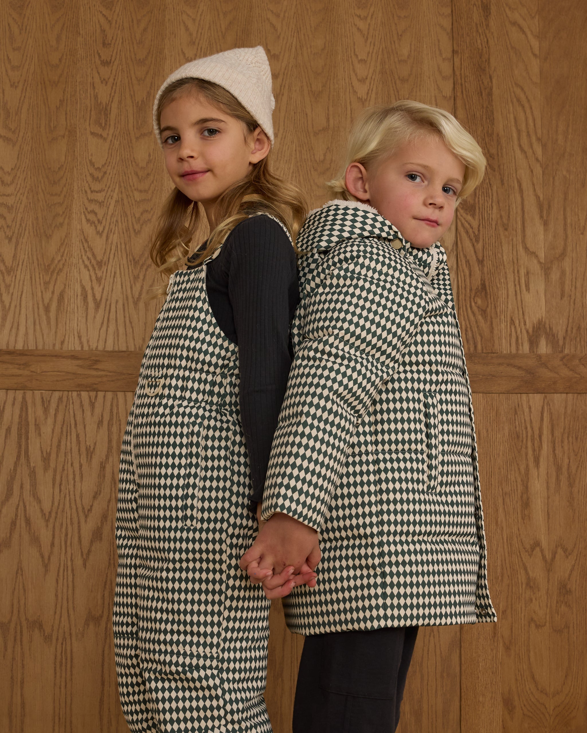 Snow Bib || Green Diamond - Rylee + Cru | Kids Clothes | Trendy Baby Clothes | Modern Infant Outfits |