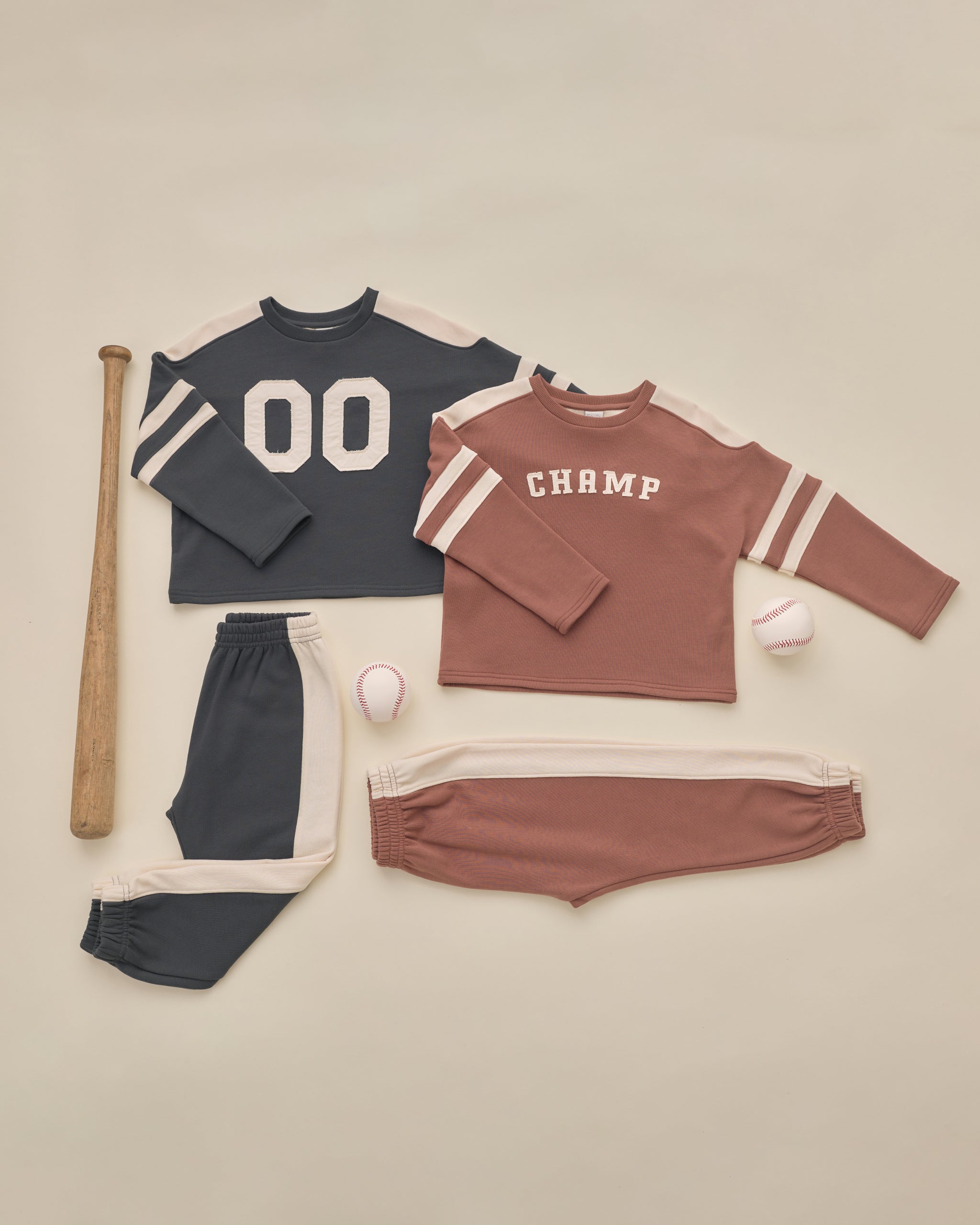 Paneled Sweatpant Mulberry