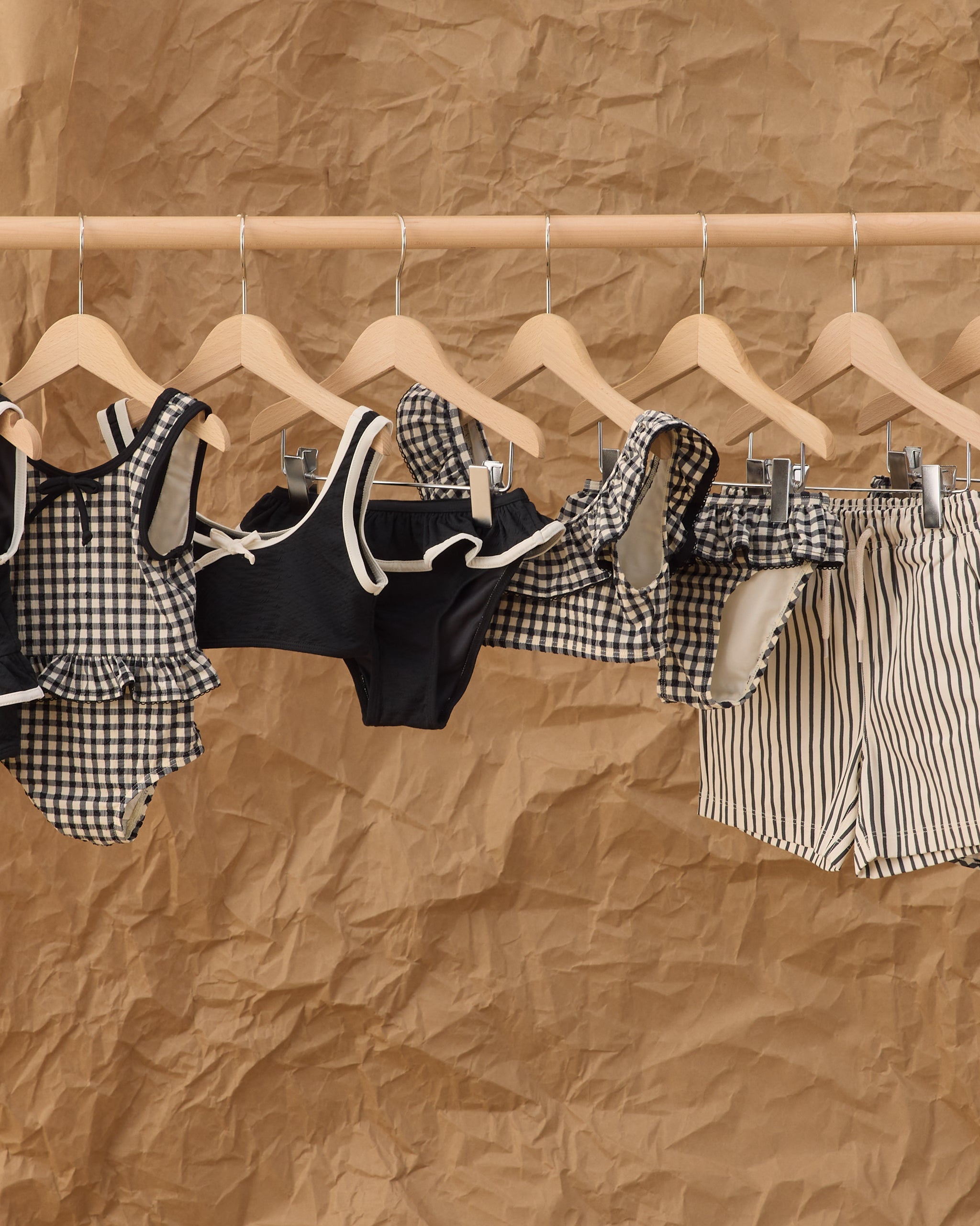Daisy Bikini Black - Rylee + Cru | Kids Clothes | Trendy Baby Clothes | Modern Infant Outfits |