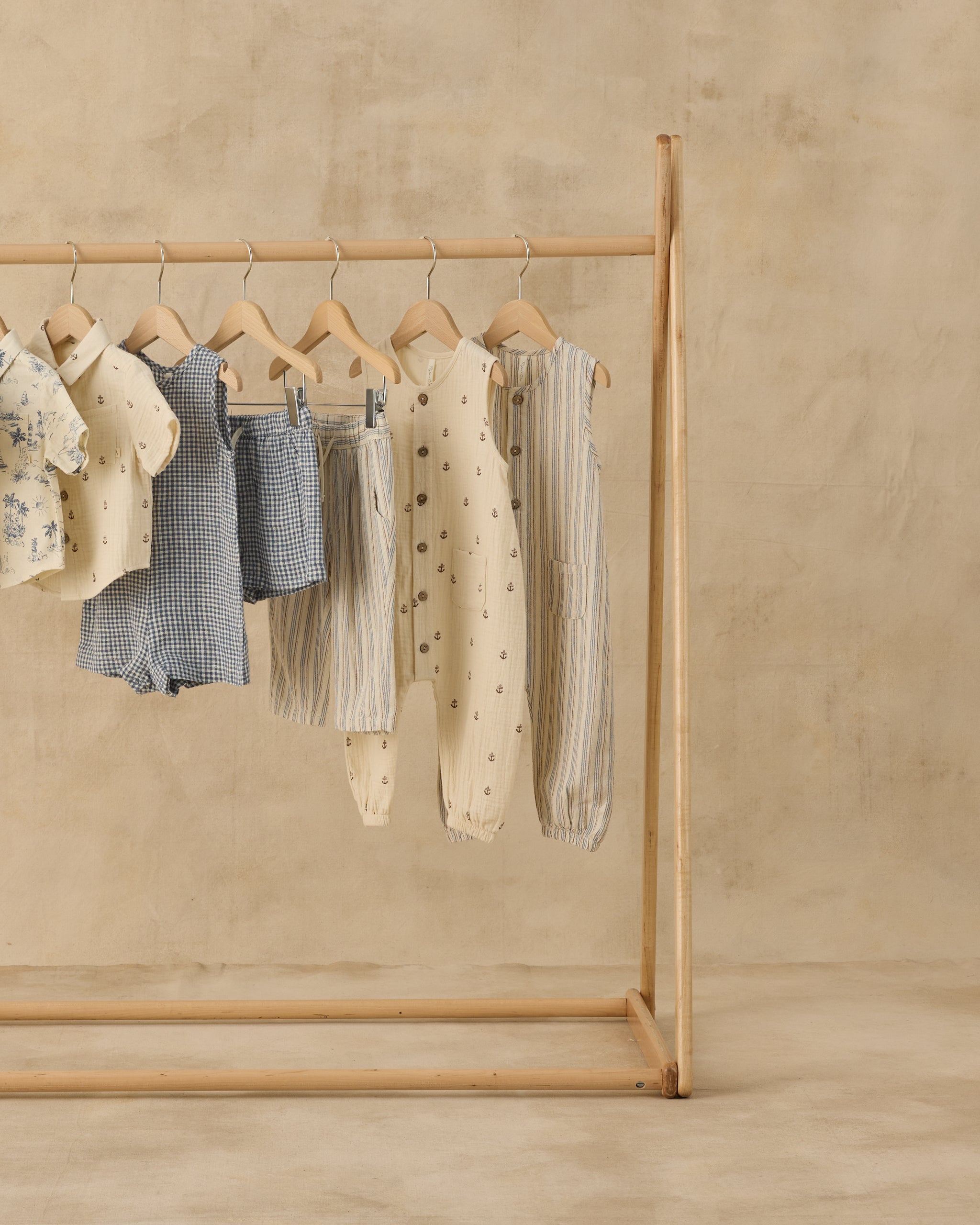 Woven Jumpsuit Nautical Stripe