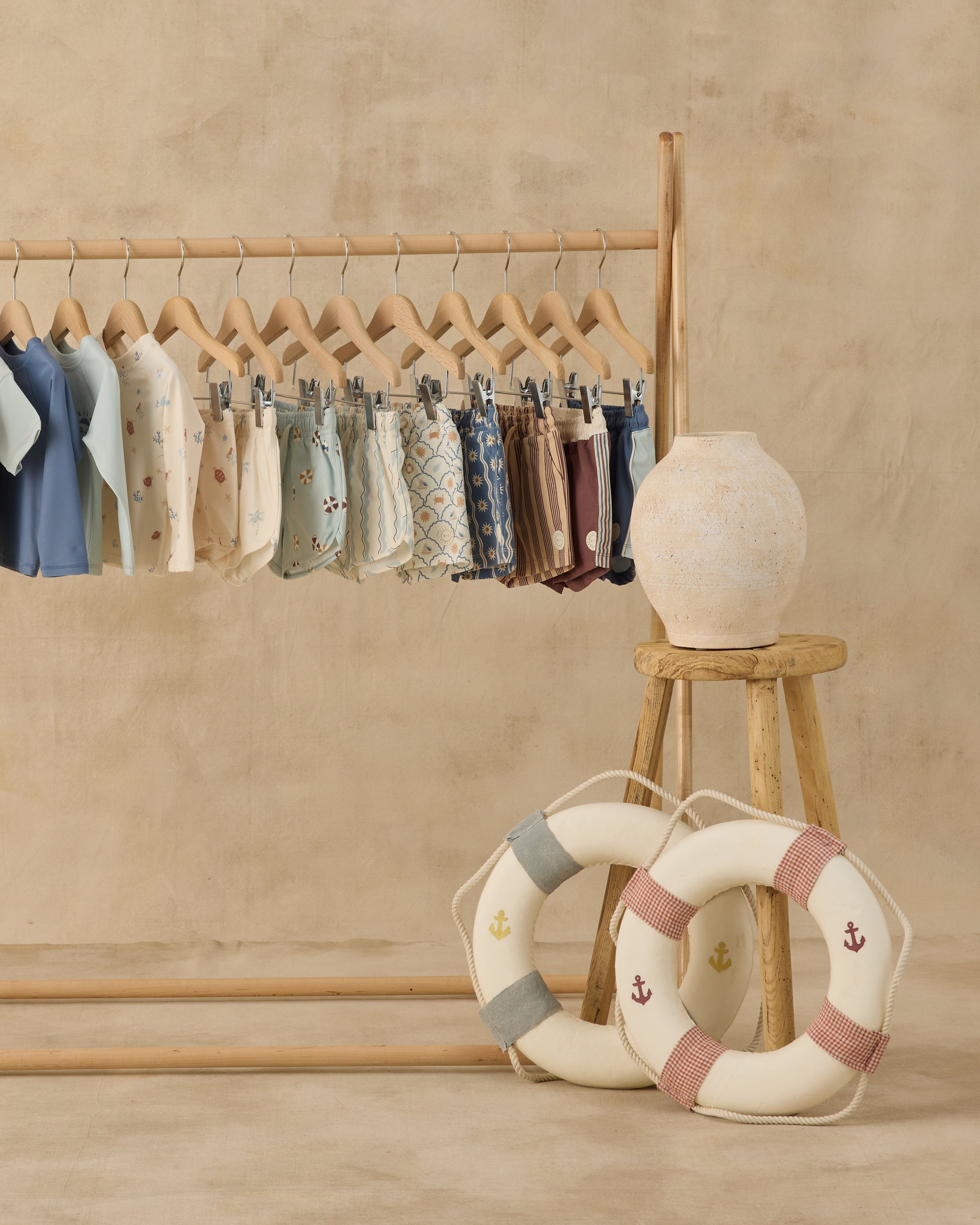 Boardshort Brown Butterscotch Stripe