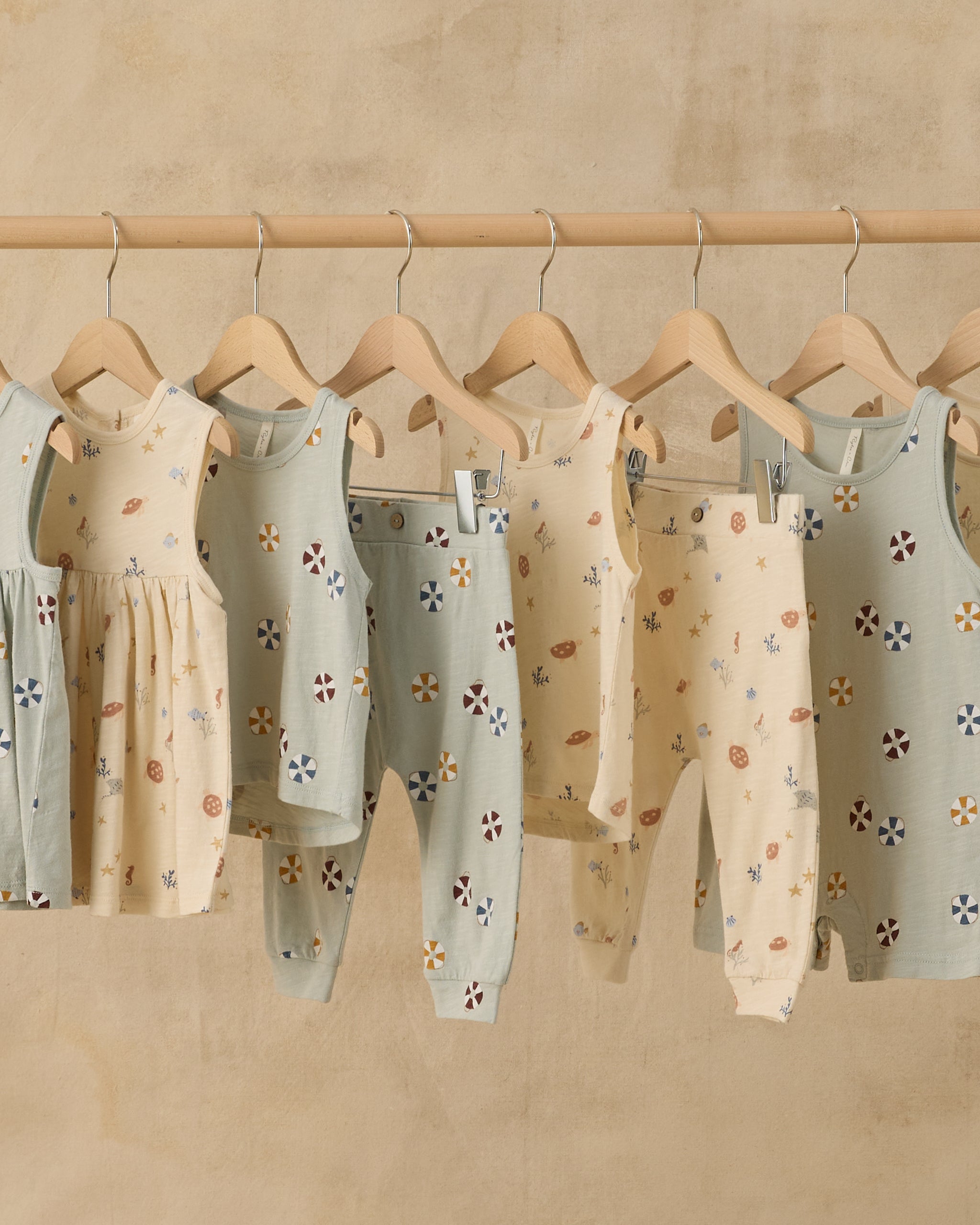 Tank + Slouch Pant Set Aquatic