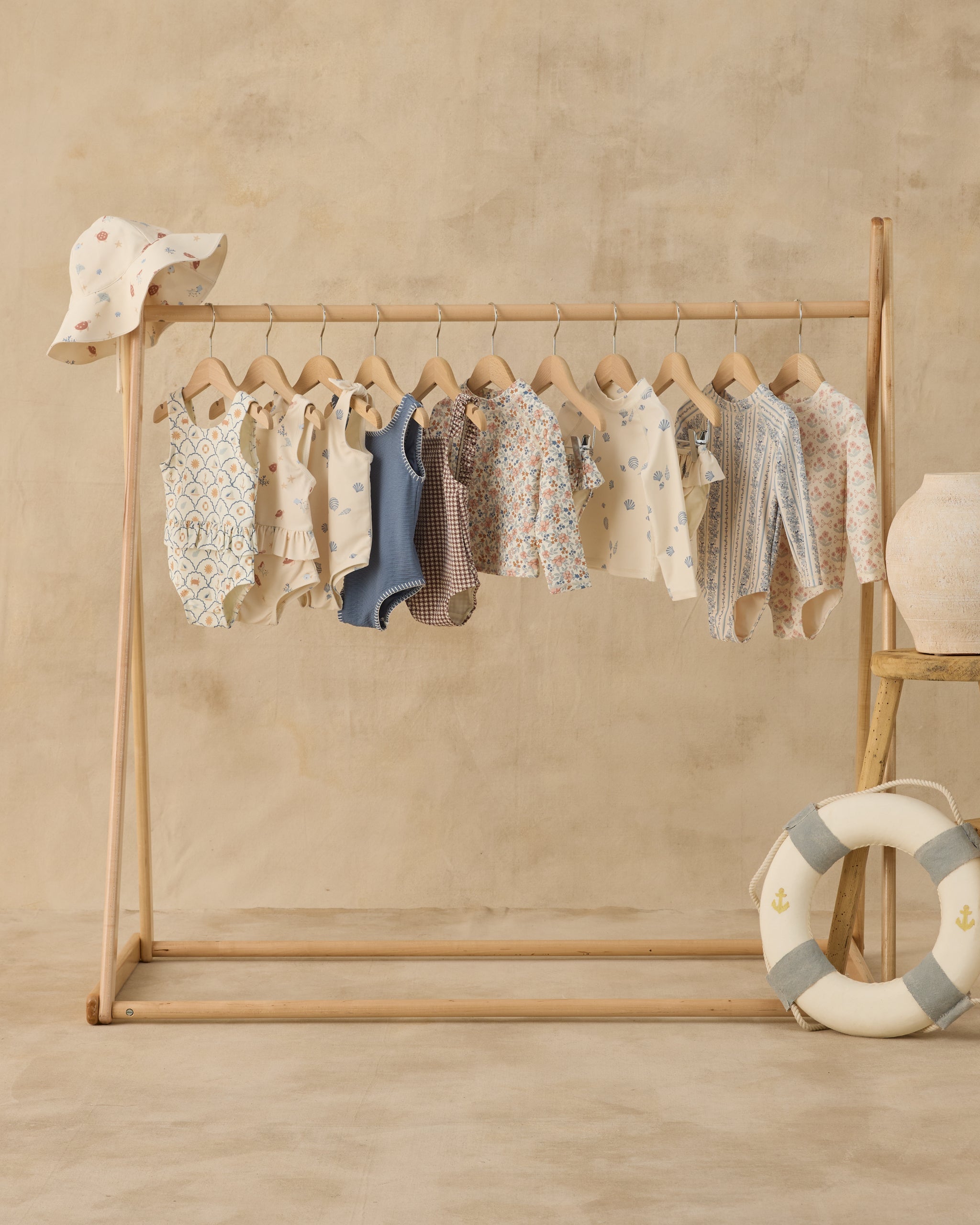 Rashguard Girls Set Seashells