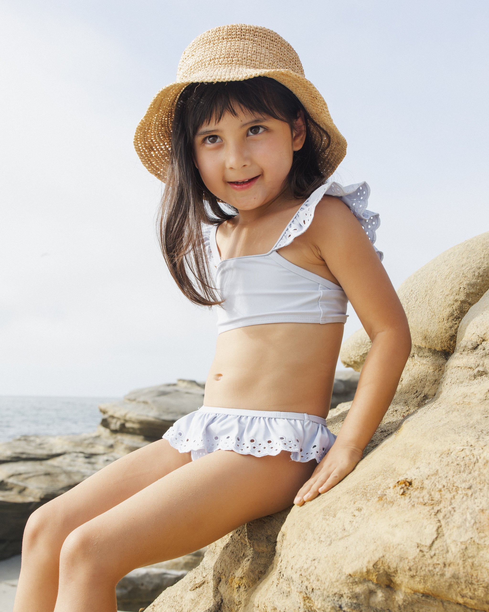 Santorini Bikini Periwinkle - Rylee + Cru | Kids Clothes | Trendy Baby Clothes | Modern Infant Outfits |