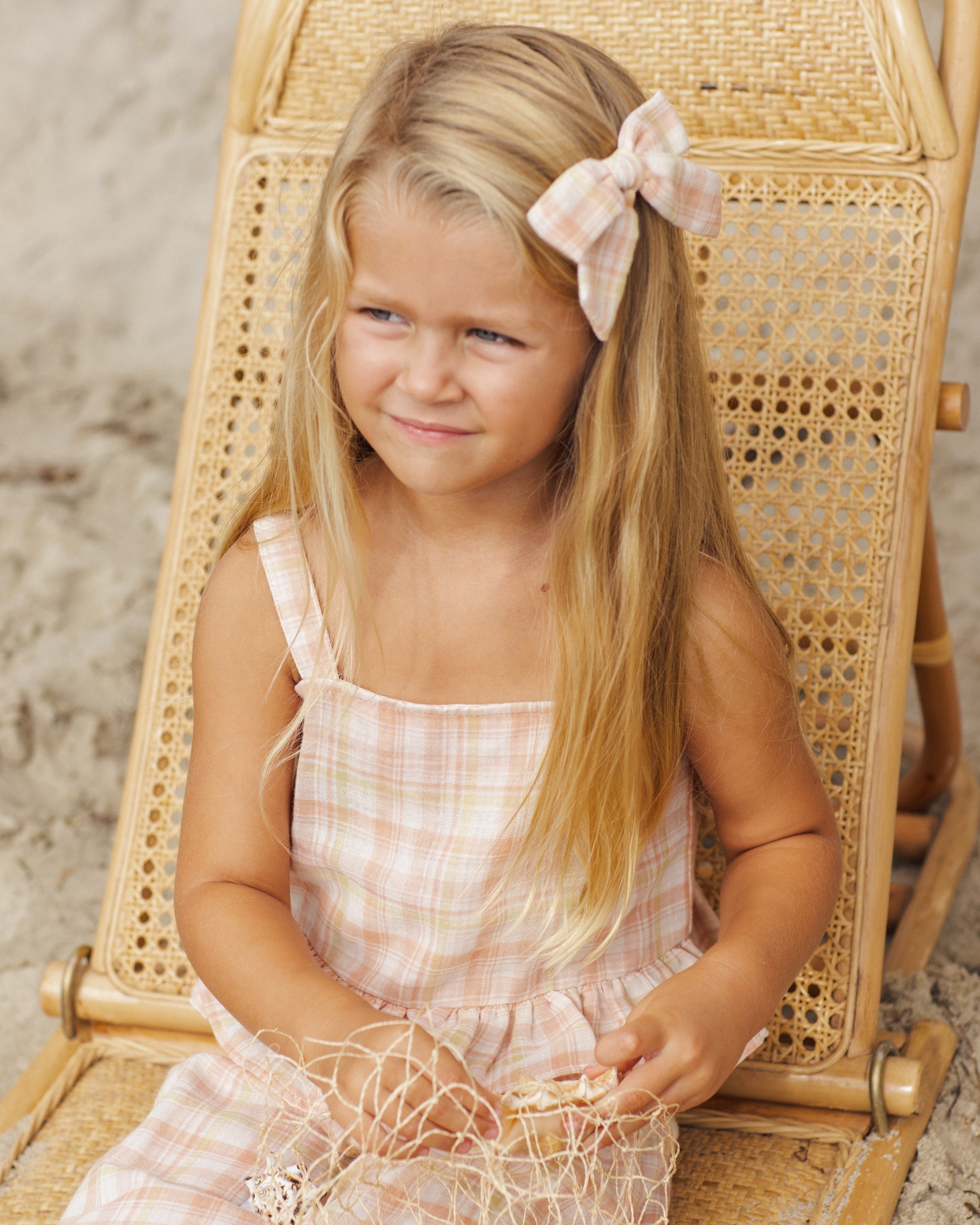 Bow Summer Plaid - Rylee + Cru | Kids Clothes | Trendy Baby Clothes | Modern Infant Outfits |