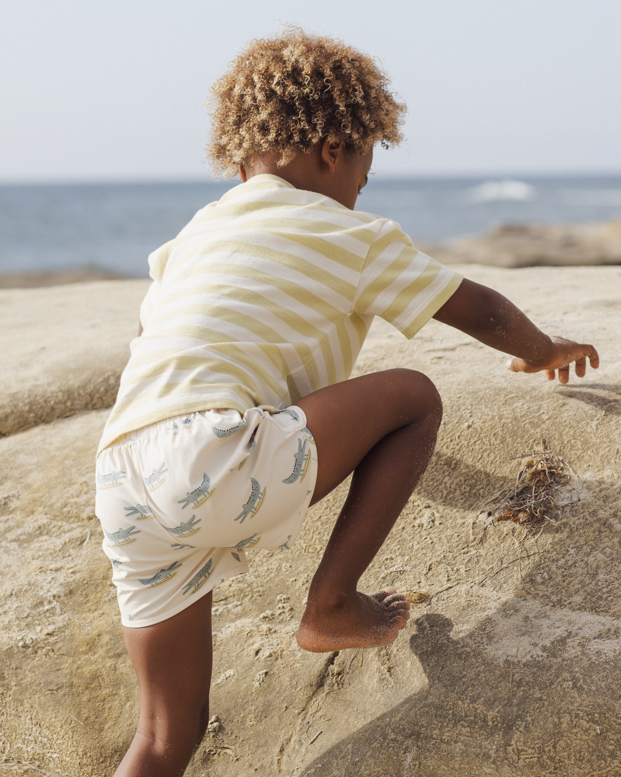 Relaxed Tee Surf - Rylee + Cru | Kids Clothes | Trendy Baby Clothes | Modern Infant Outfits |