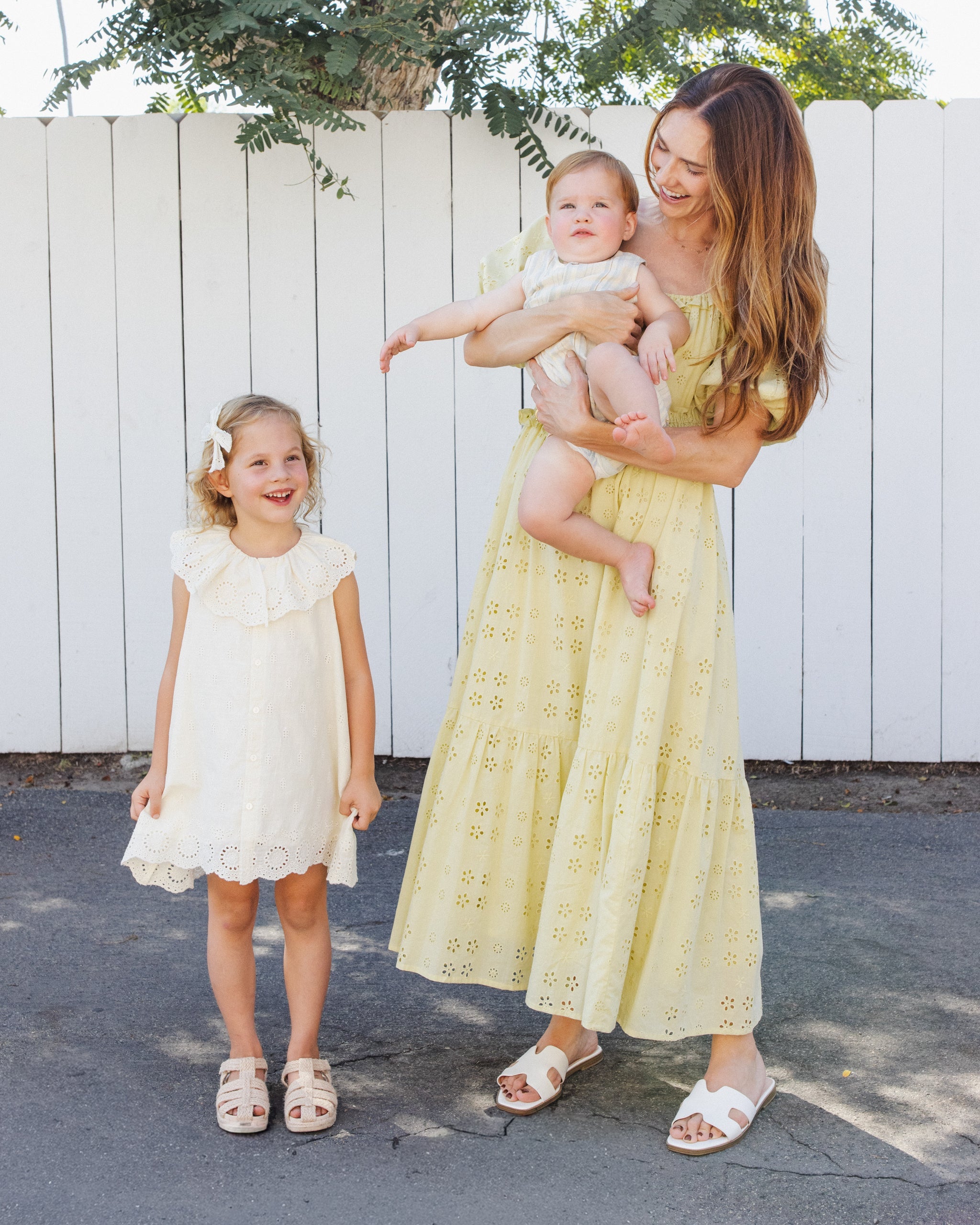 Marina Dress Ivory - Rylee + Cru | Kids Clothes | Trendy Baby Clothes | Modern Infant Outfits |