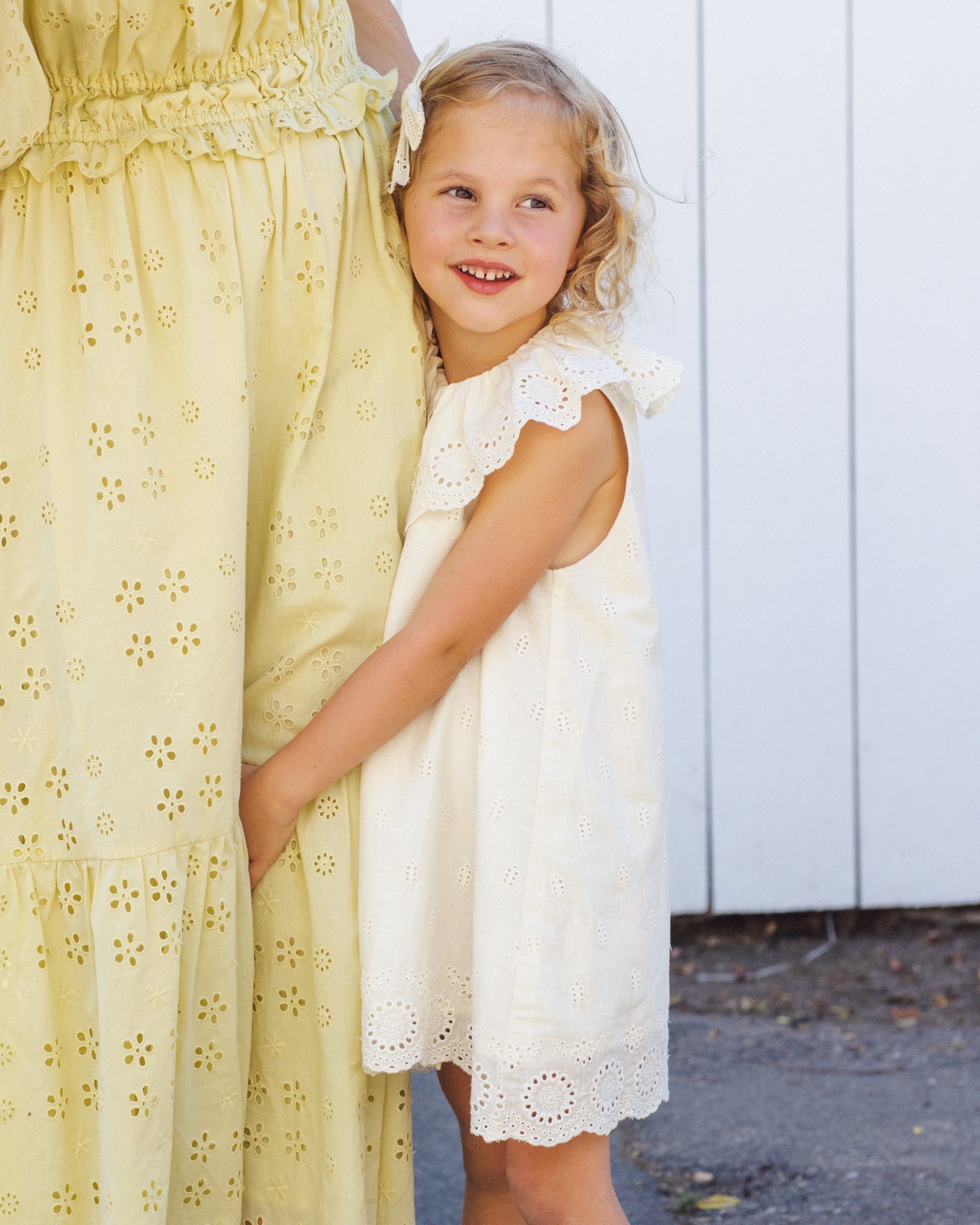 Marina Dress Ivory - Rylee + Cru | Kids Clothes | Trendy Baby Clothes | Modern Infant Outfits |