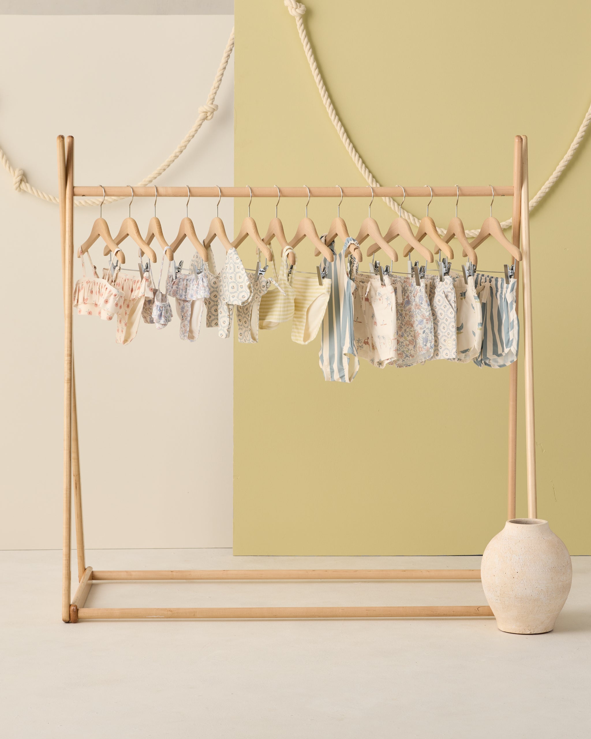 Maris Bikini Citron Stripe - Rylee + Cru | Kids Clothes | Trendy Baby Clothes | Modern Infant Outfits |