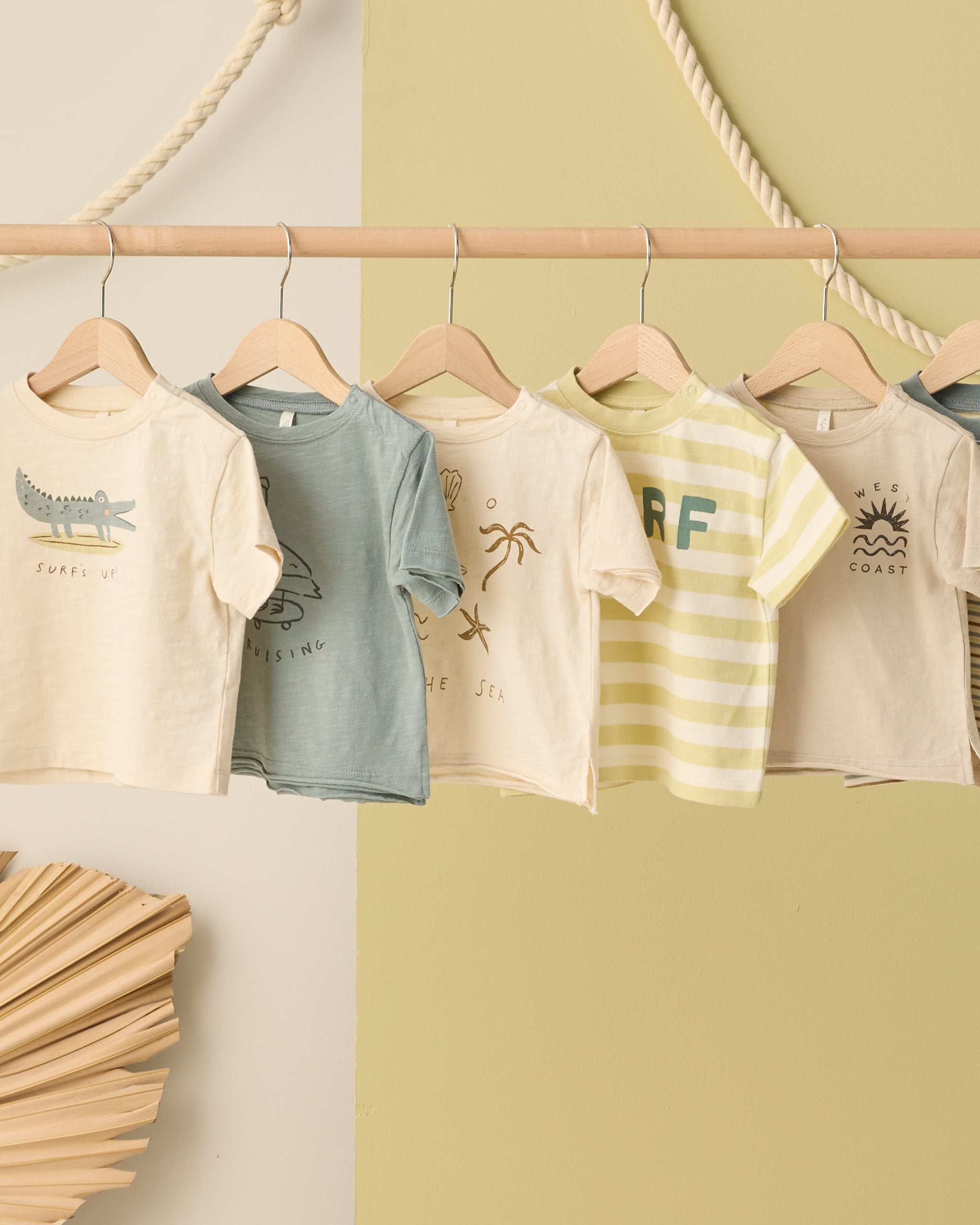 Raw Edge Tee Cruising - Rylee + Cru | Kids Clothes | Trendy Baby Clothes | Modern Infant Outfits |