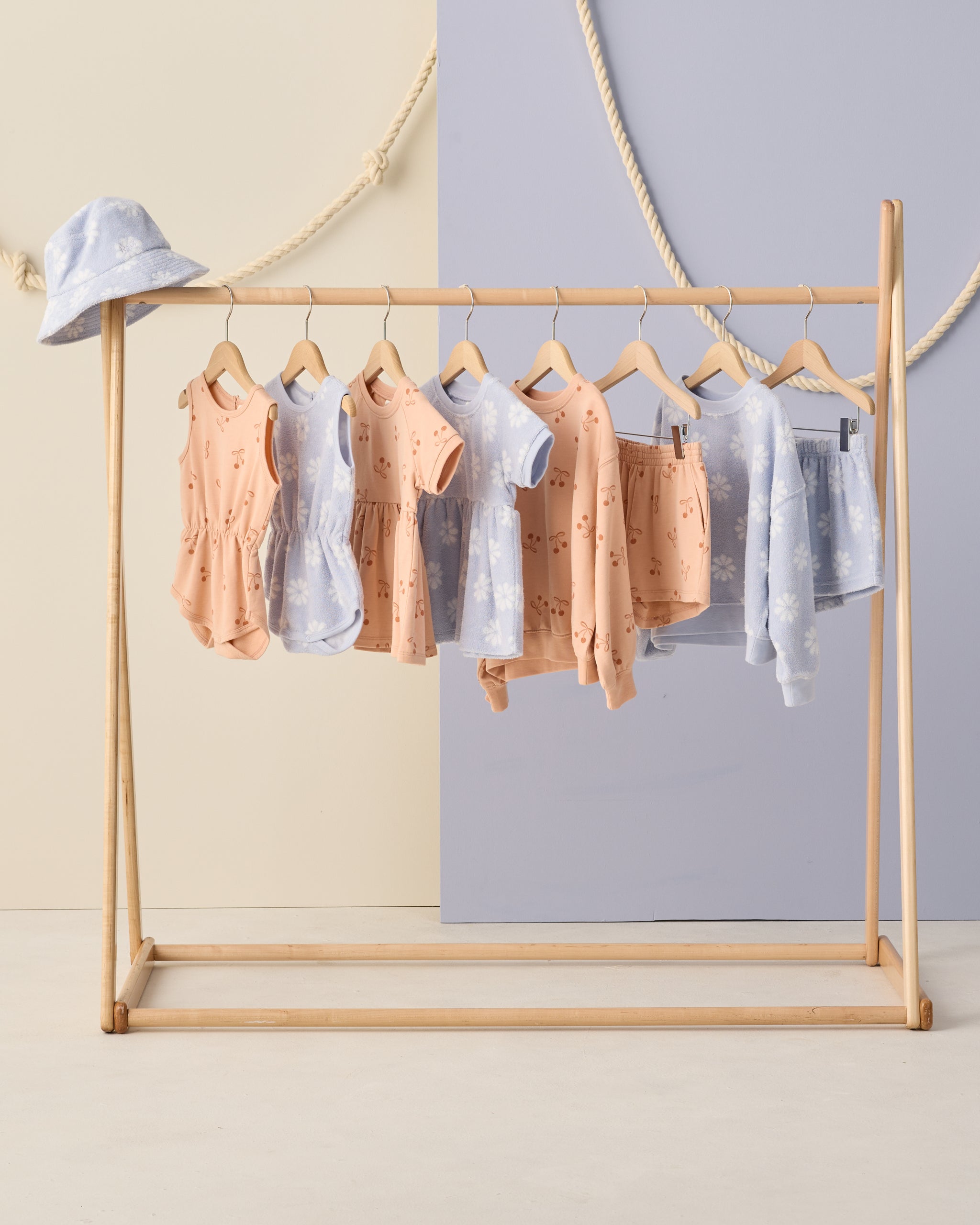 Bucket Hat Periwinkle Daisy - Rylee + Cru | Kids Clothes | Trendy Baby Clothes | Modern Infant Outfits |