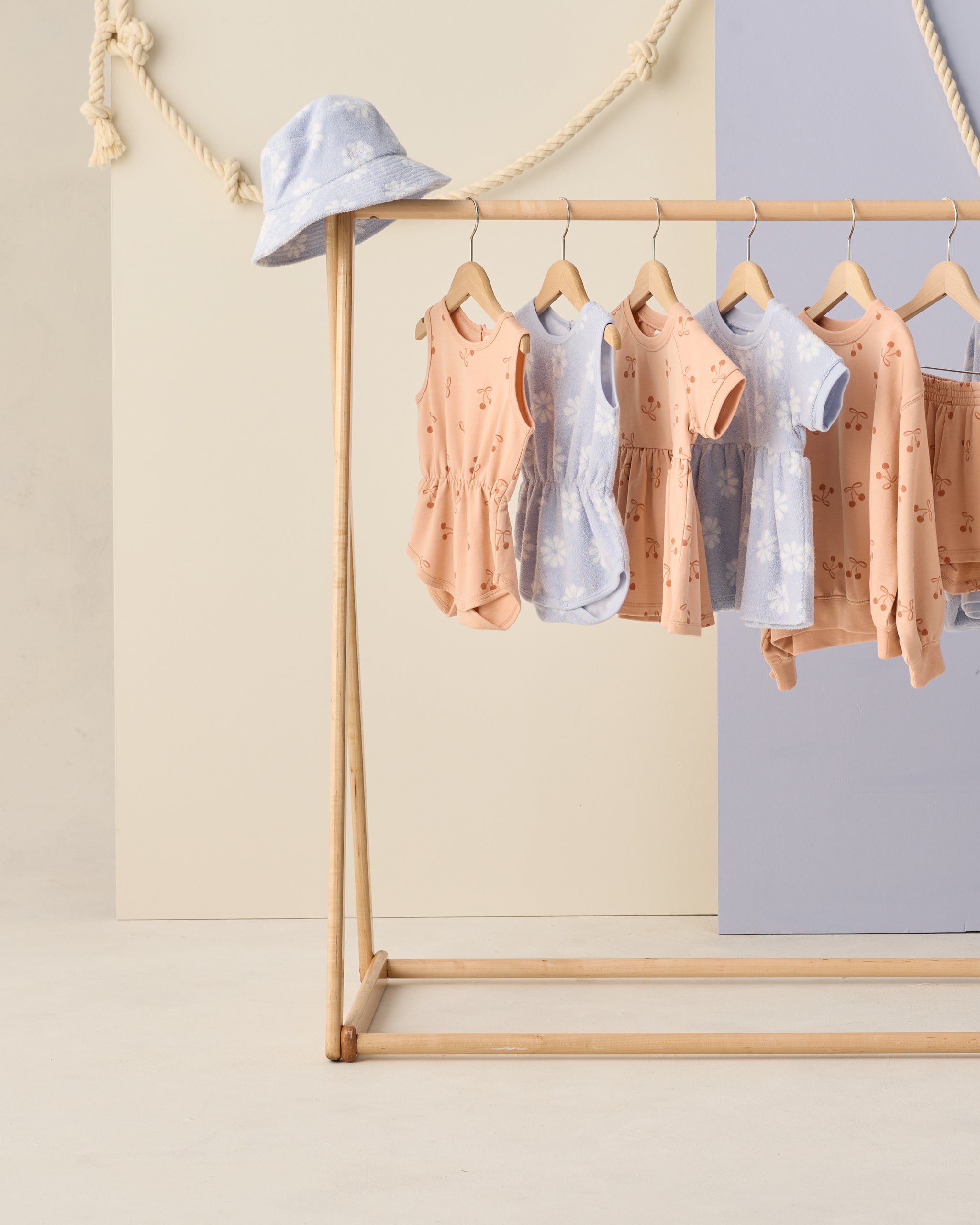 Bucket Hat Periwinkle Daisy - Rylee + Cru | Kids Clothes | Trendy Baby Clothes | Modern Infant Outfits |